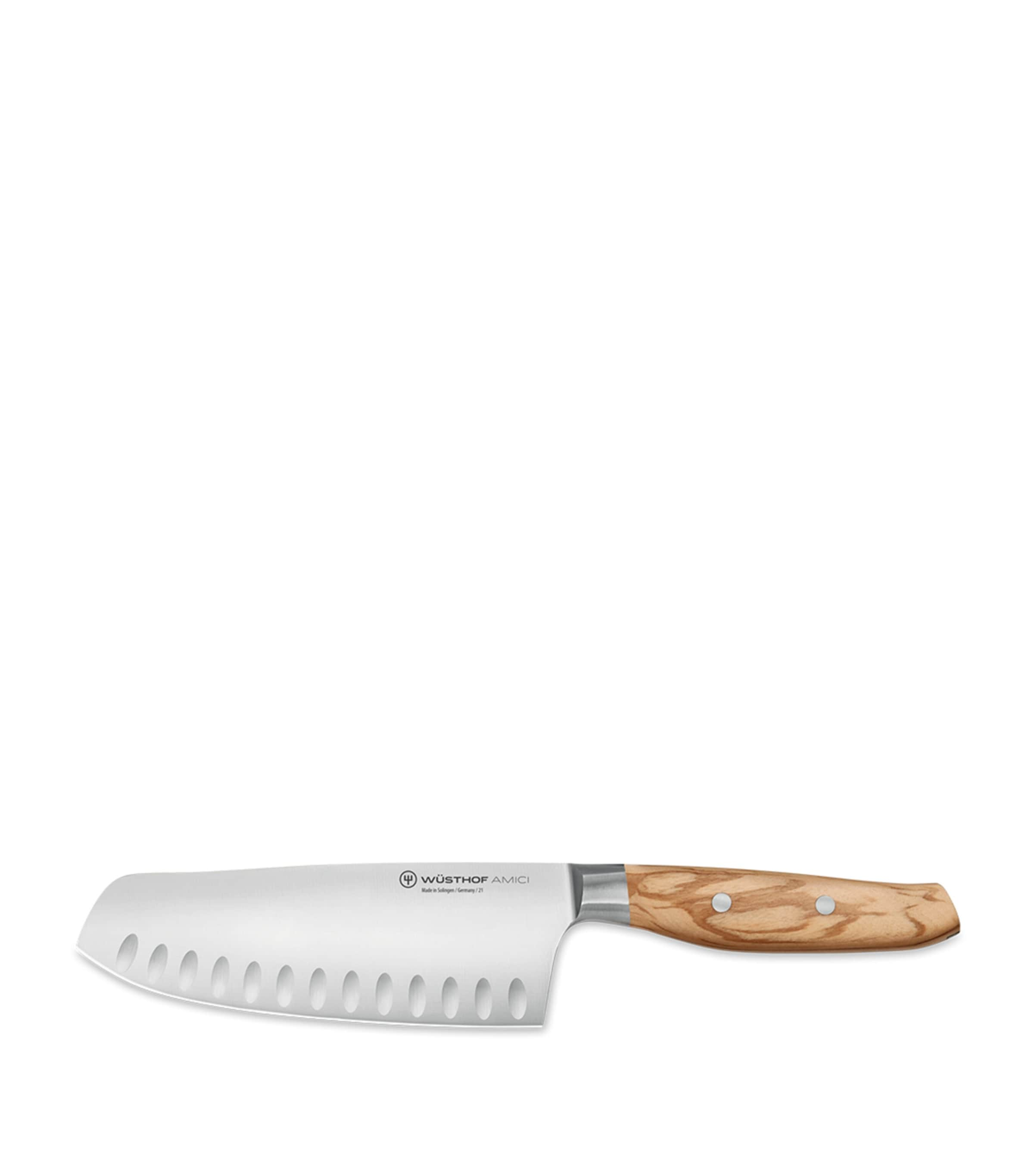 Wusthof Amici Santoku Knife In Brown