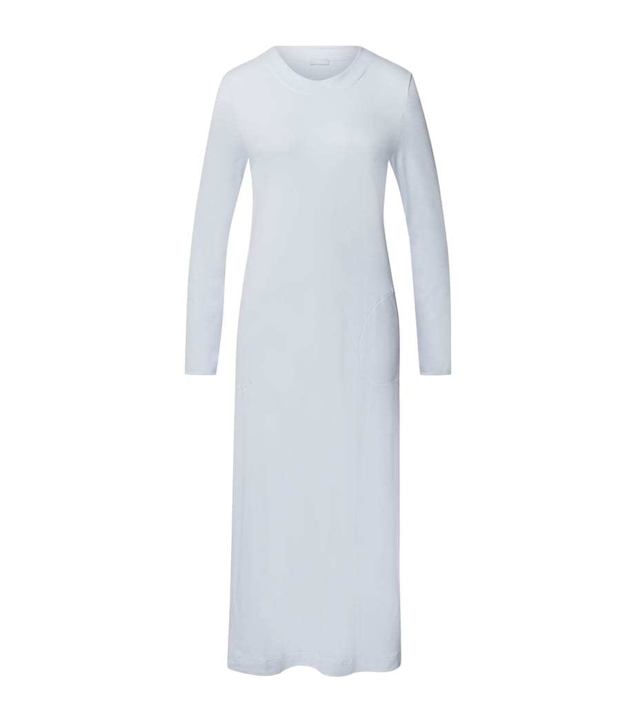 Cotton Malena Nightdress POWDER BLUE Image 1