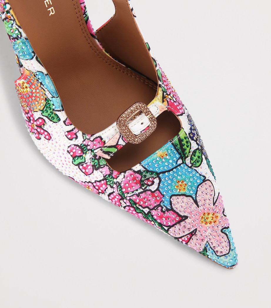 Kurt Geiger London Embellished Double-Buckle Pumps White/oth Image 2