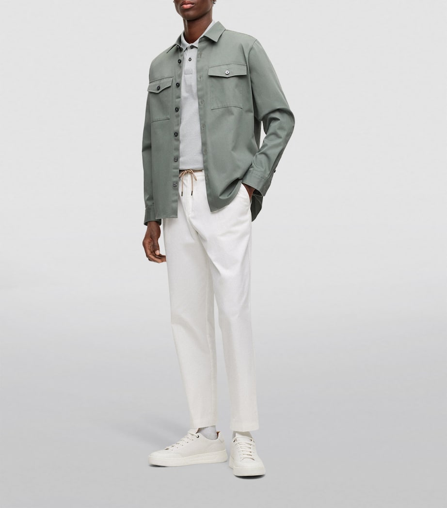 Stripe-Detail Polo Shirt 343 Image 2