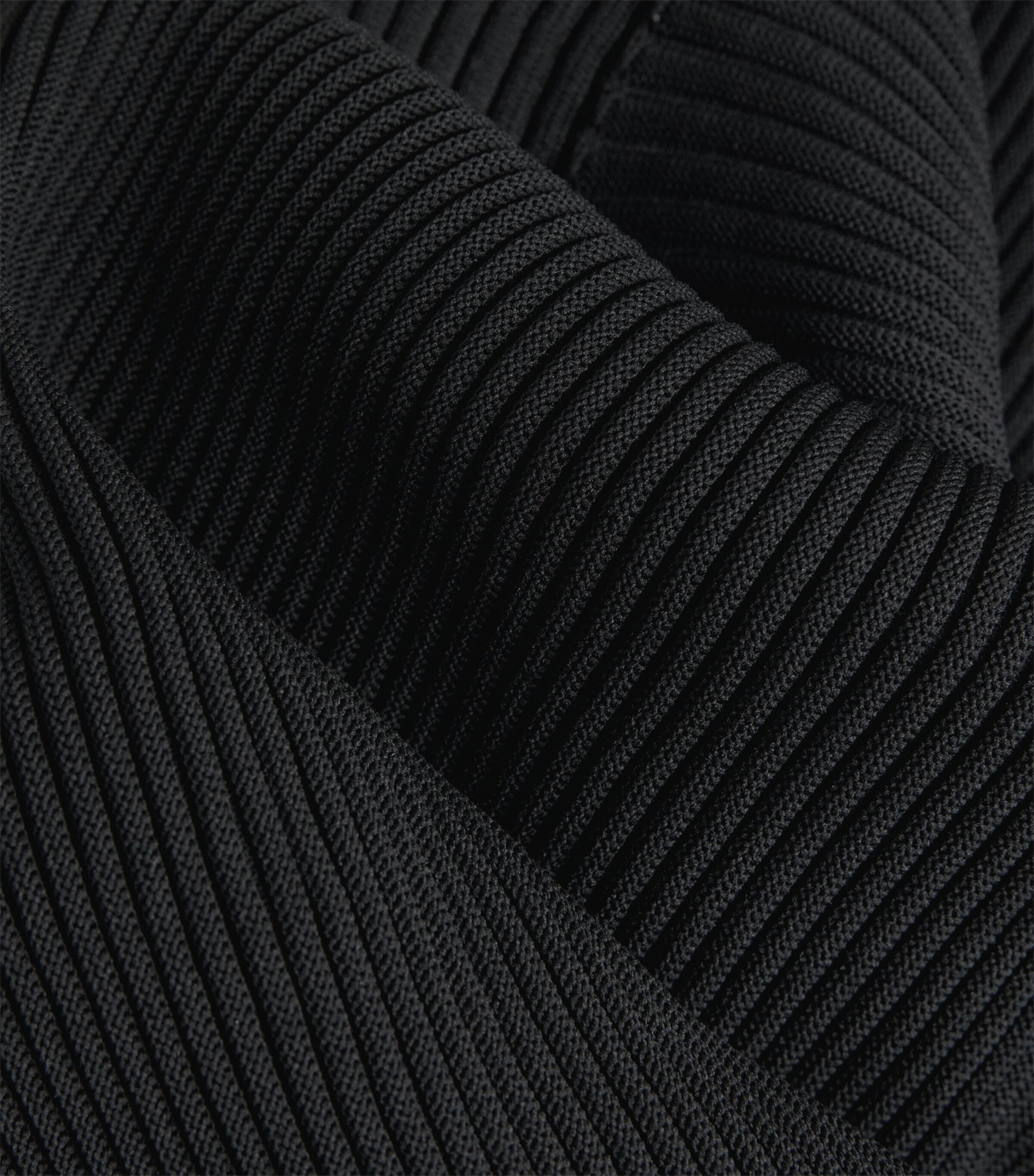Issey Miyake Black Asymmetric Life Form Midi Skirt | Harrods UK