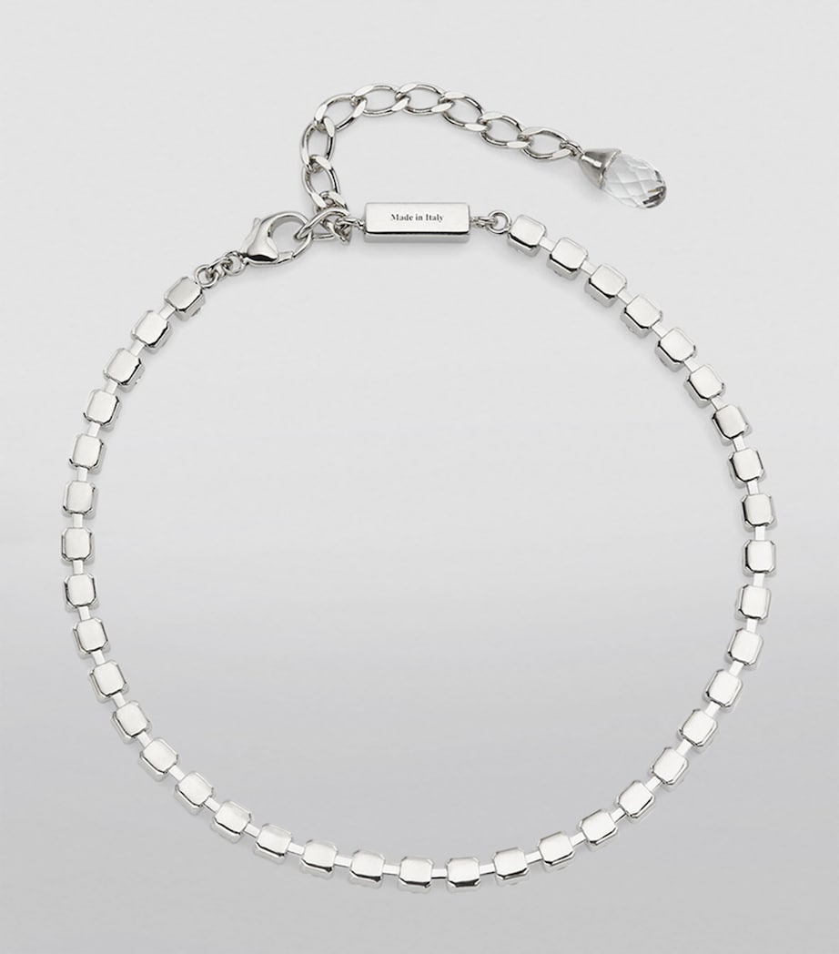 Saeda Crystal Anklet SILVER/CRYSTAL Image 5