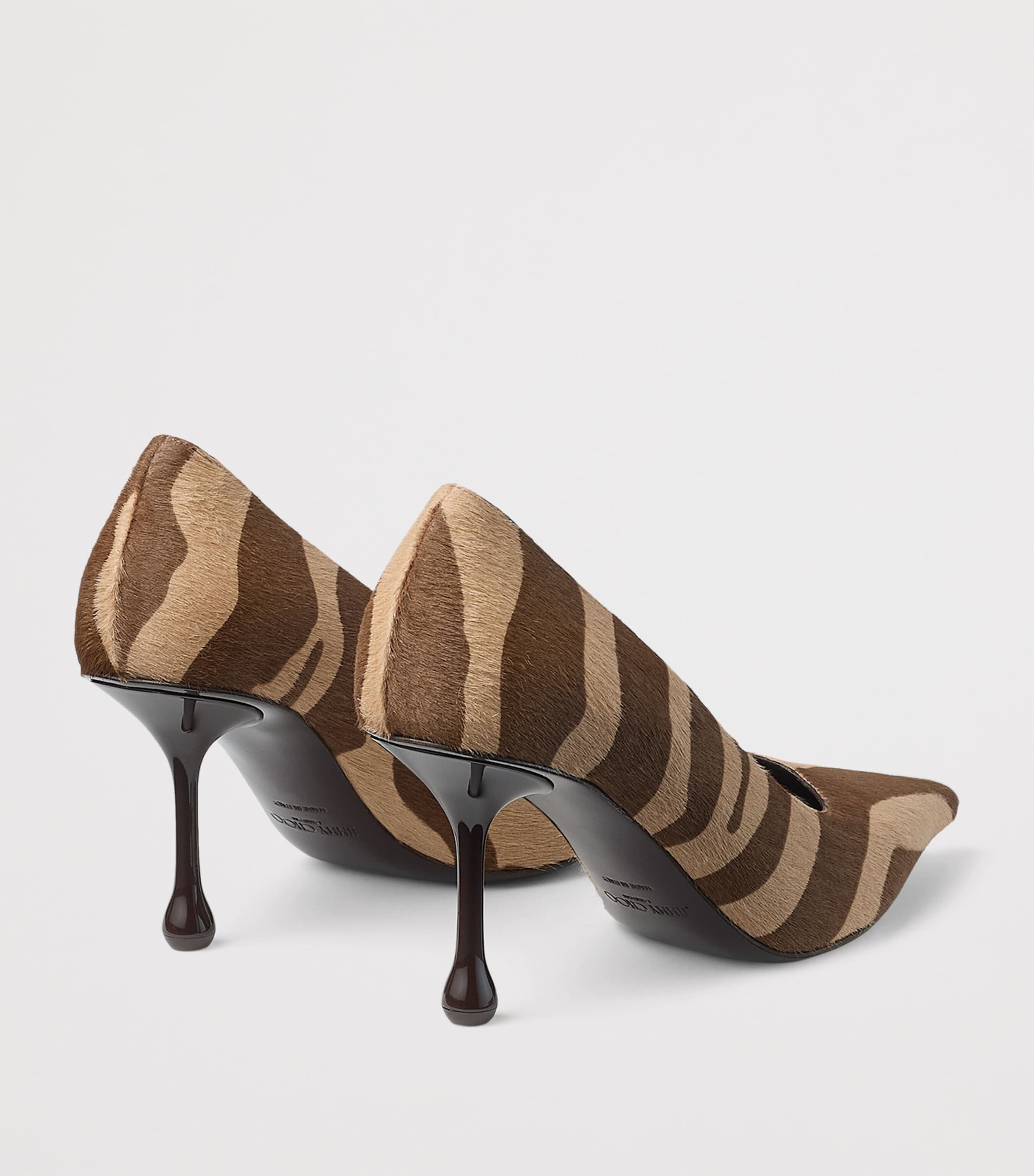 Zebra Print Ixia Pumps 80 CHOCOLATE MIX Image 4