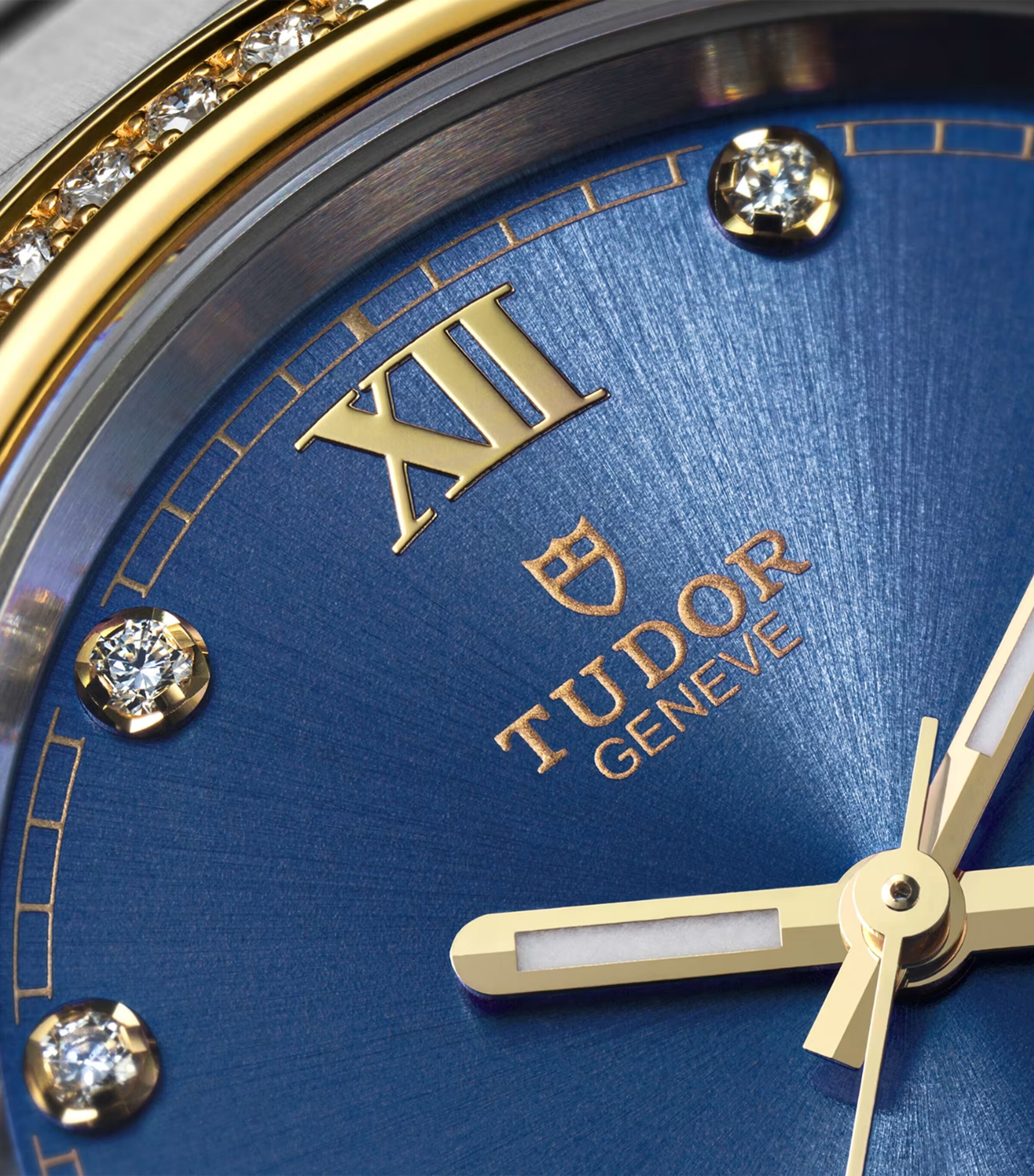 TUDOR Royal Stainless Steel and Diamond Watch 28mm Blue Image 3