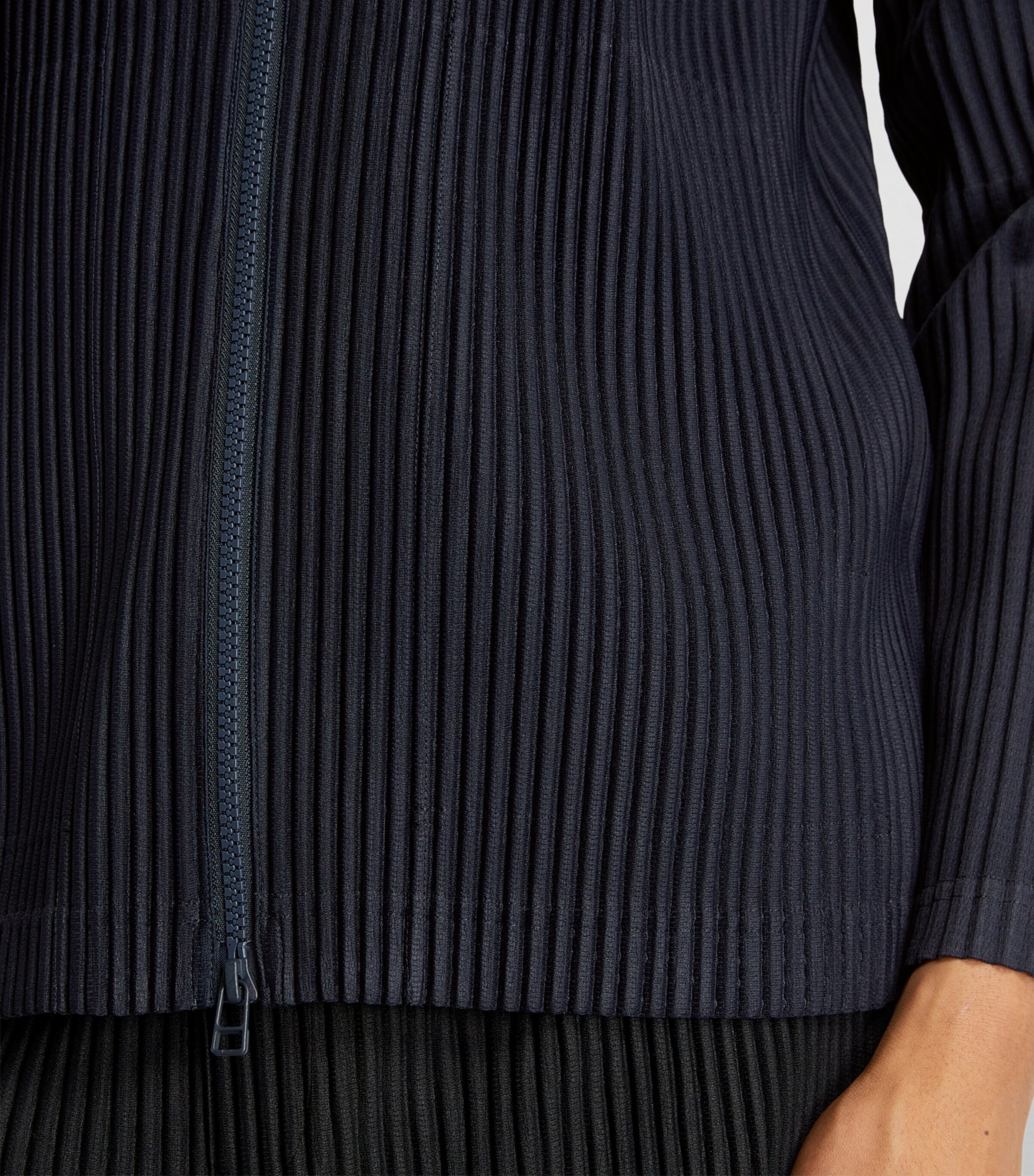 Homme Plissé Issey Miyake Pleated Zip-Up Cardigan | Harrods US