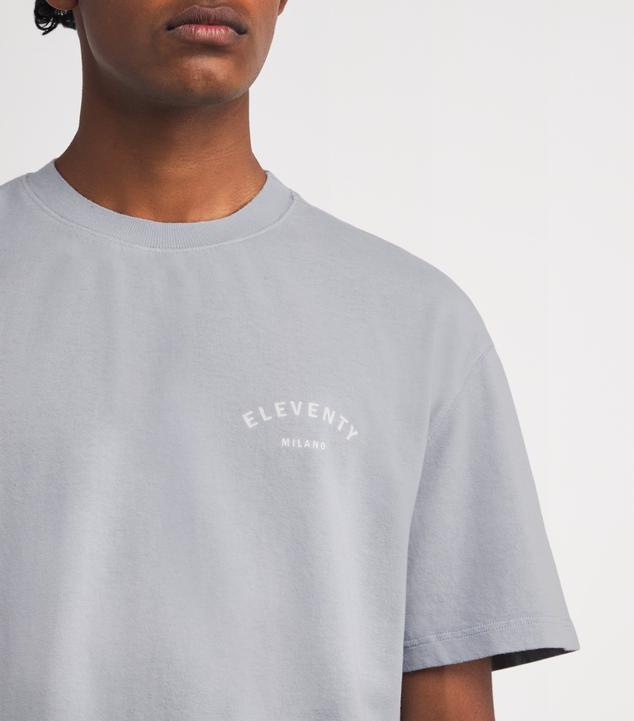 Tシャツ・カットソー ELEVENTY GREY COTTON T-SHIRT Timinis | Eleventy Cotton T-Shirt