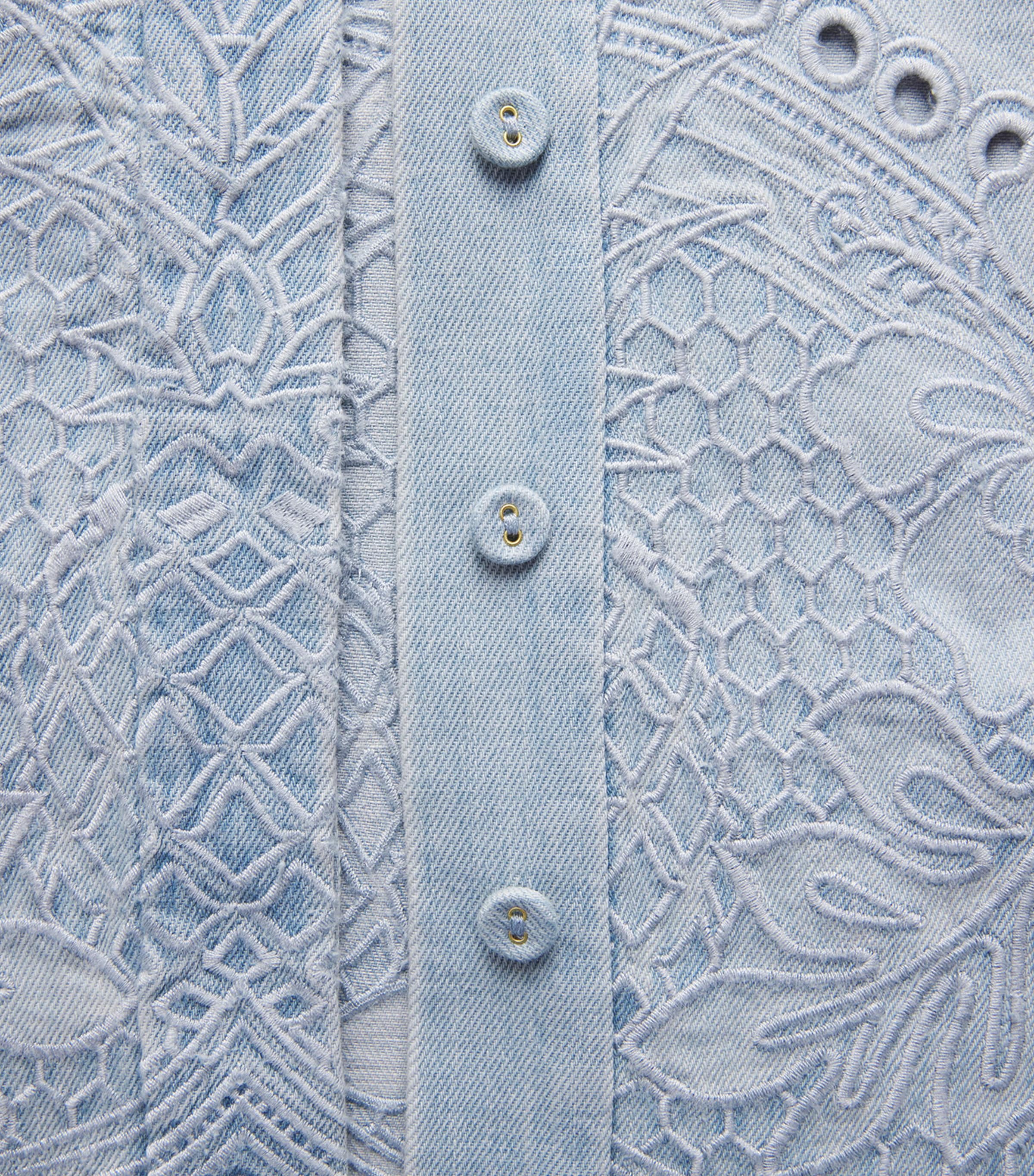 Denim Embroidered Daylight Shirt ICE STORMICESTM Image 5