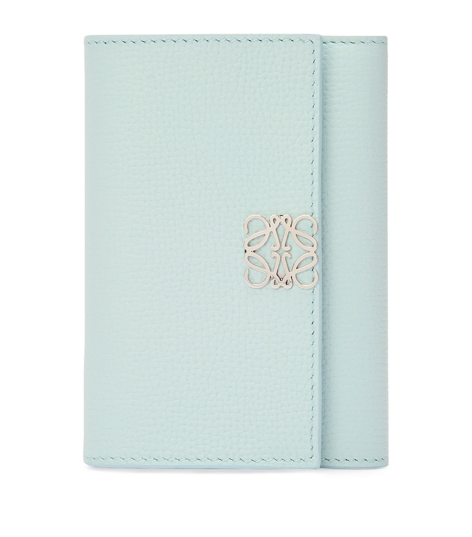 LOEWE Small Leather Anagram Wallet Frozen Image 1