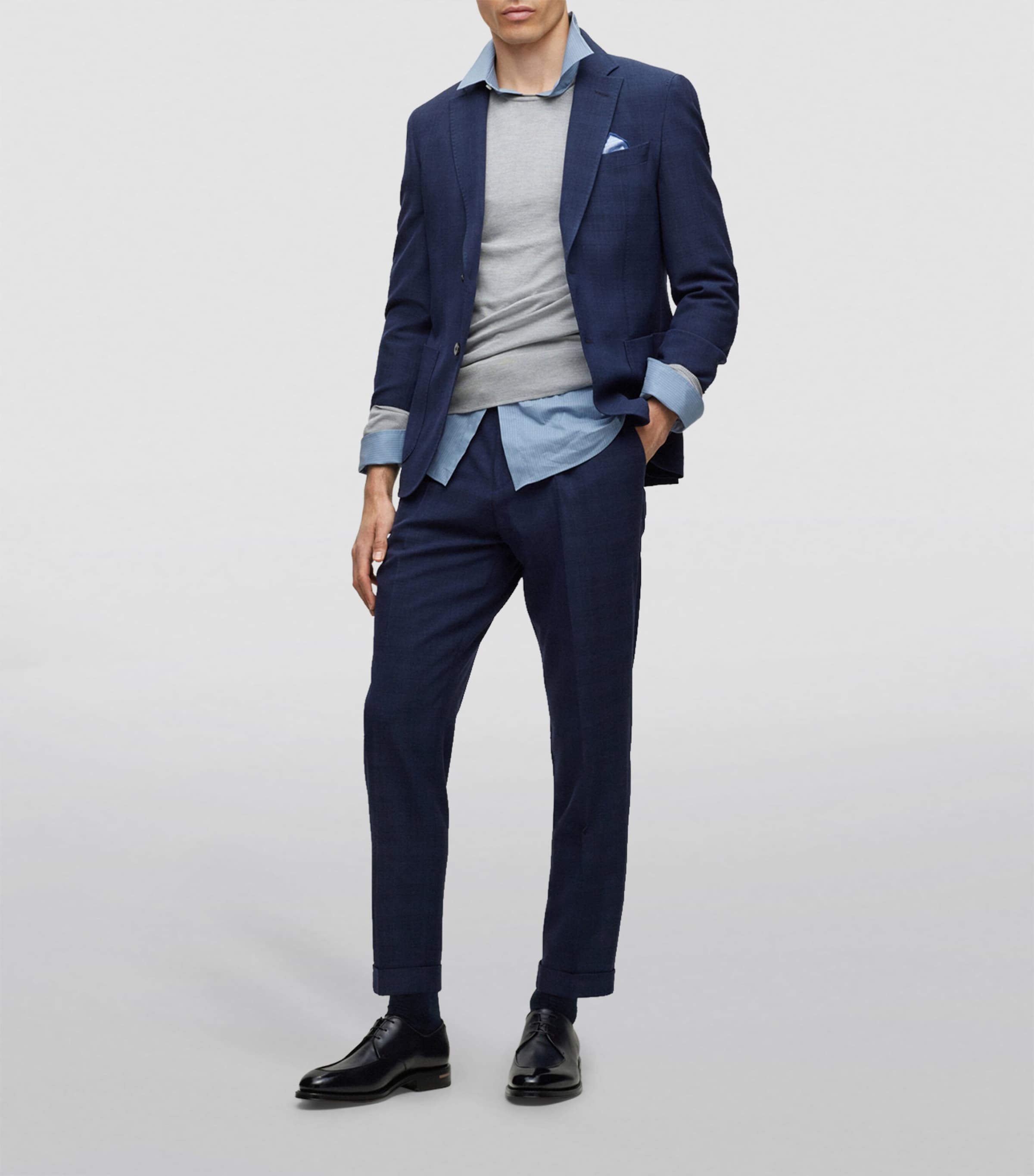 BOSS Mens Silk Sweater Image 2