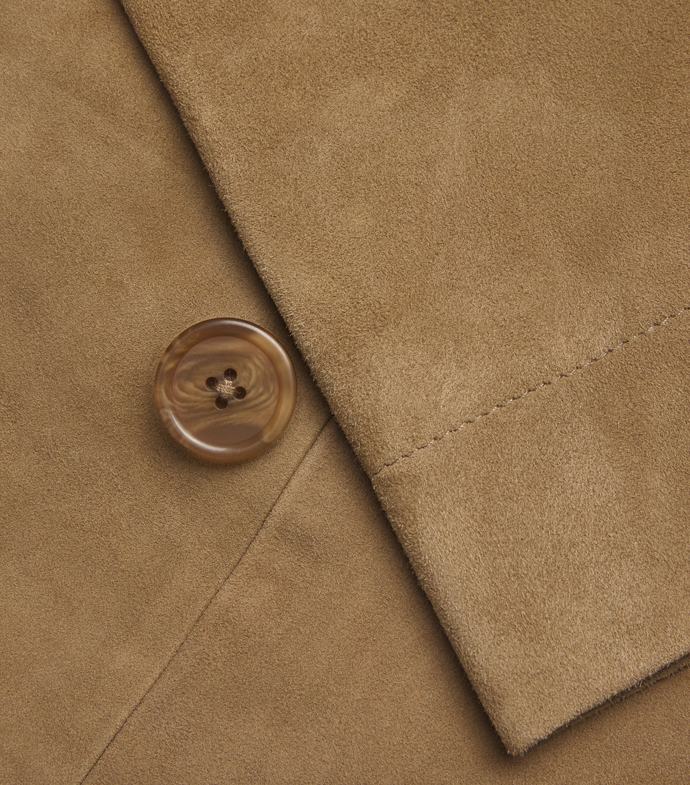 Suede Belted Trench Coat 250_343 LIGHT KHAKI Image 5