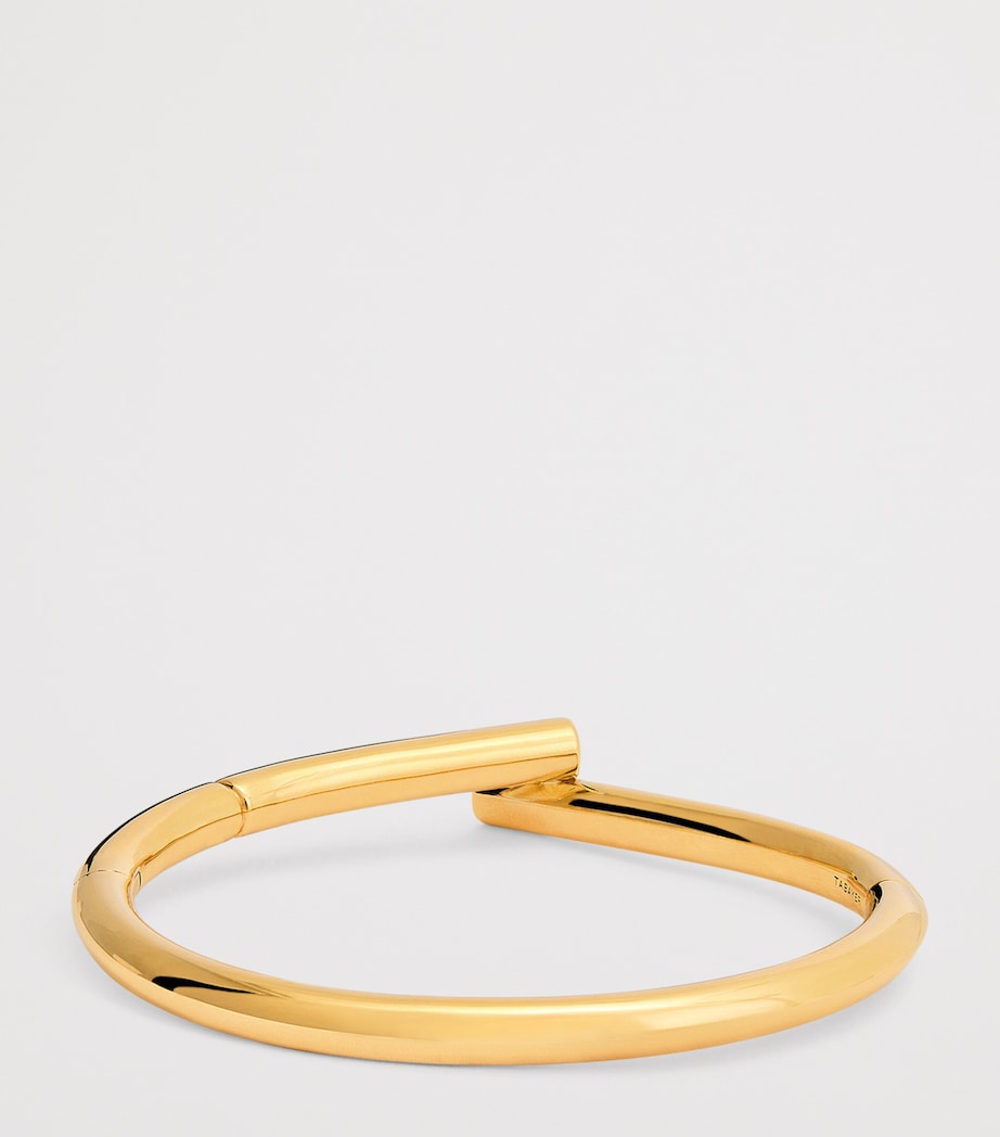 Yellow Gold and Emerald Oera Bangle YELLOW GOLD Image 3