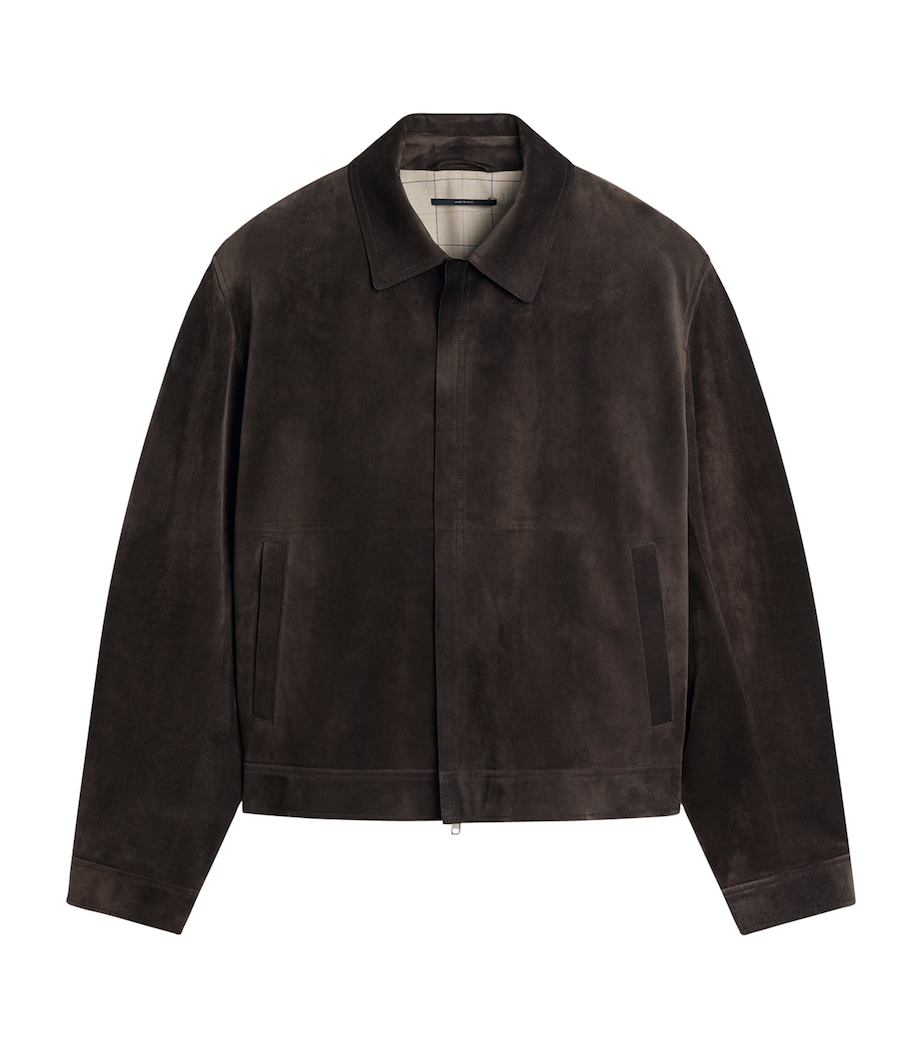 Dunhill Mens Suede Jacket Image 1