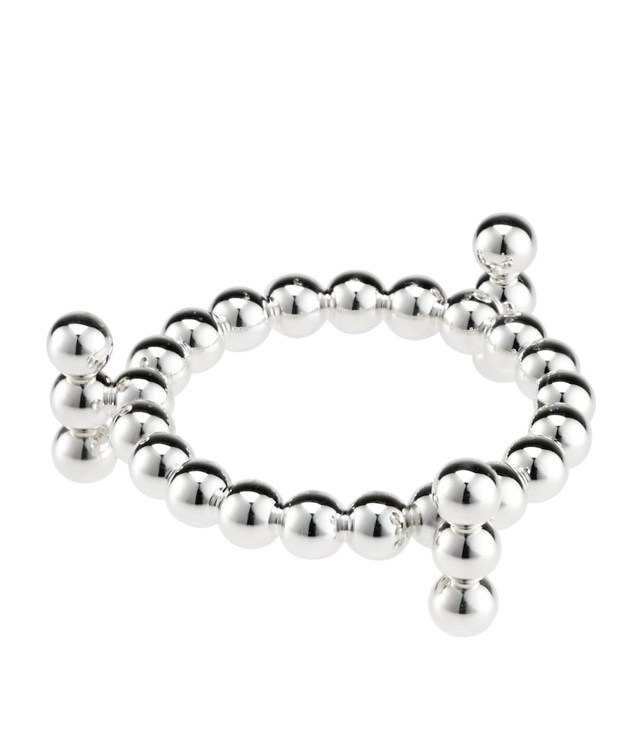 Silver-Plated Perles Candle Jewel SILVER Image 4