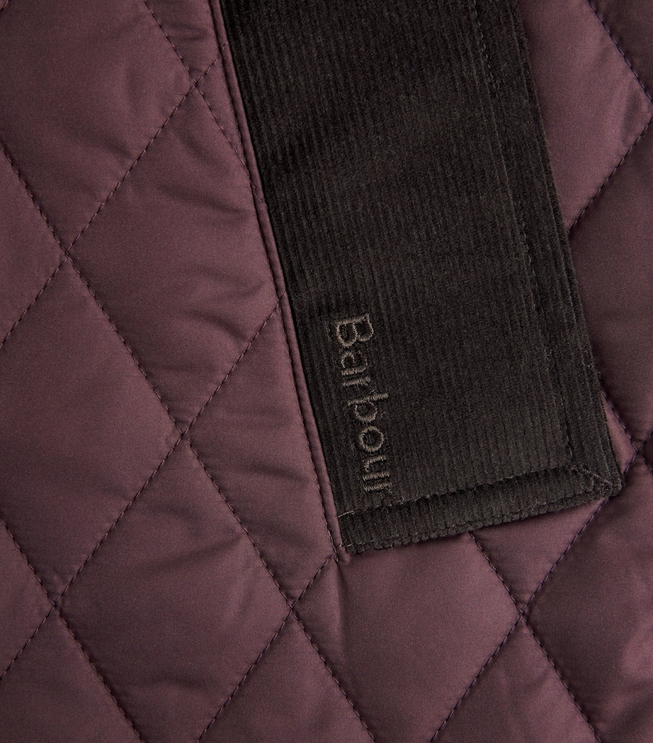 Barbour Womens Quilted Moira Jacket Fig/shadow Classic Image 6