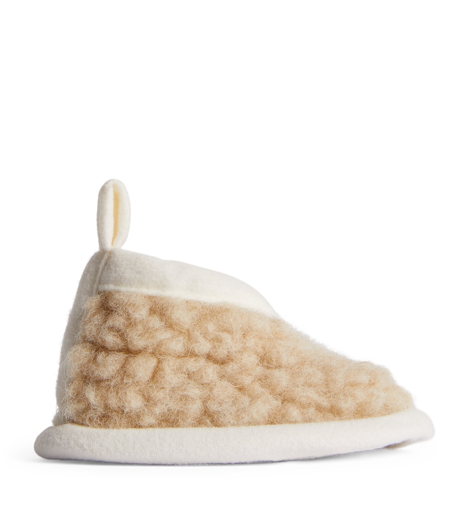 Merino Wool Slippers PEANUT Image 1