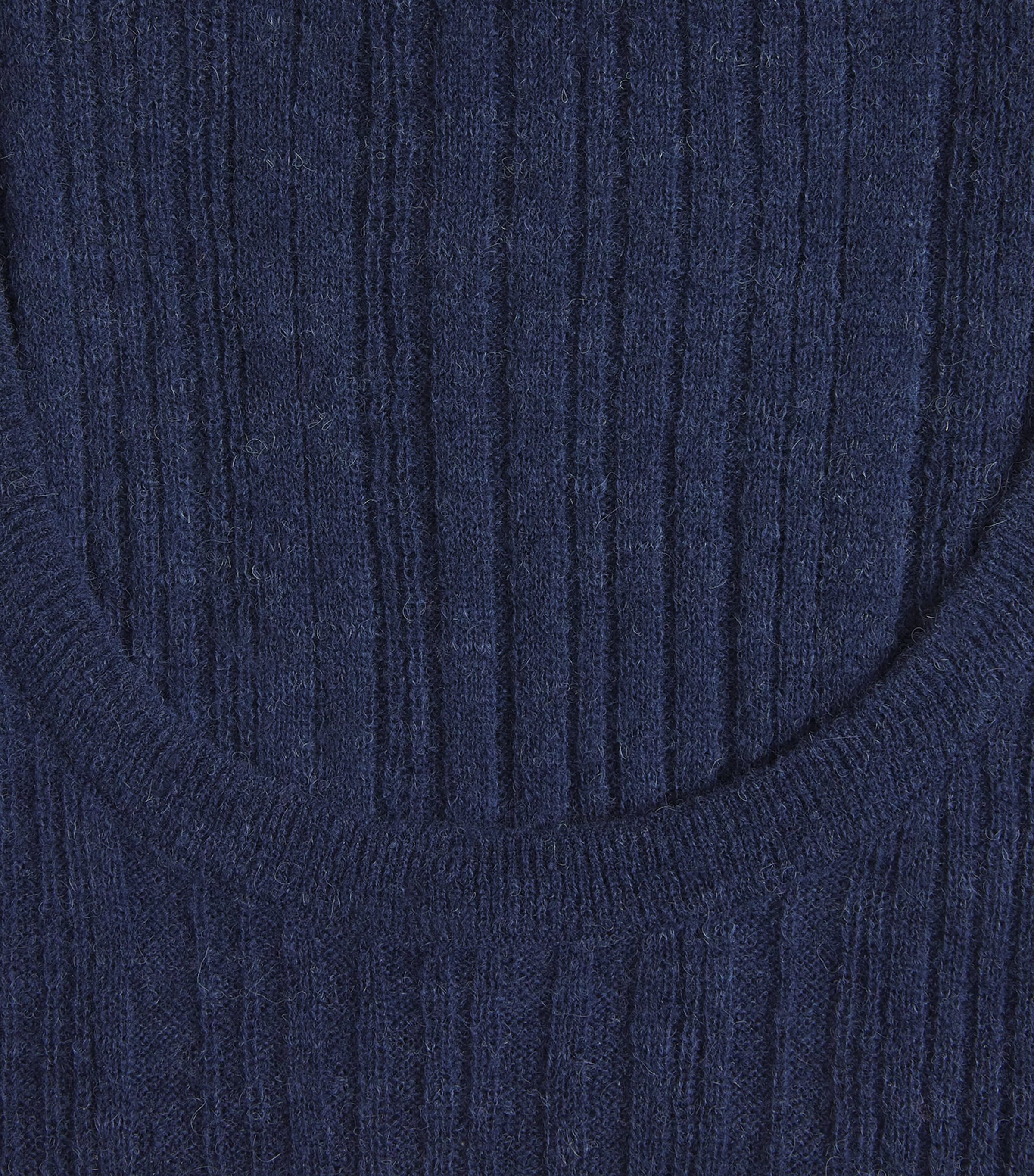 Wool-Blend Sheer Ycaza Tank Top INDIGO Image 5