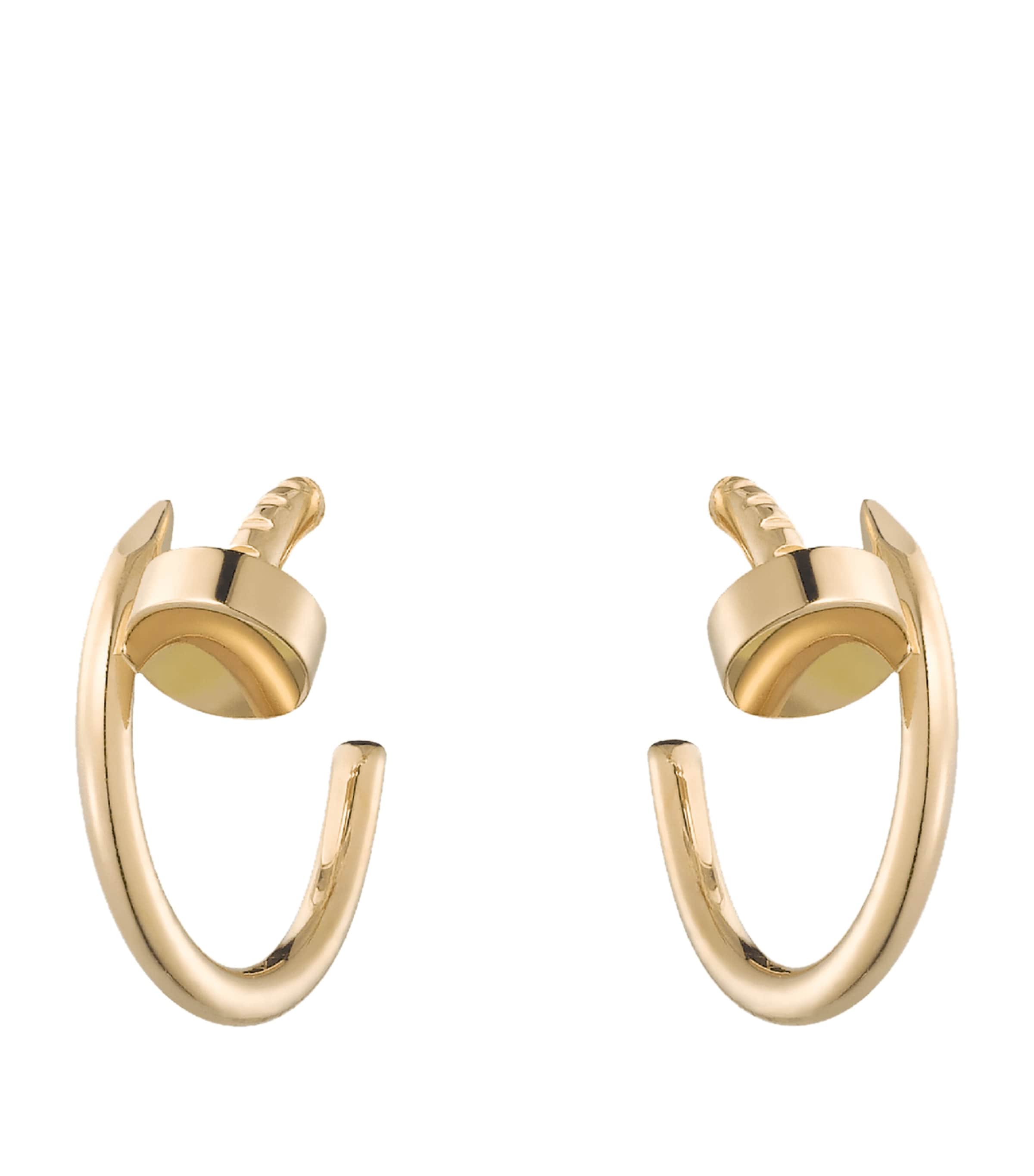 Yellow Gold Juste un Clou Hoop Earrings YELLOW GOLD Image 1