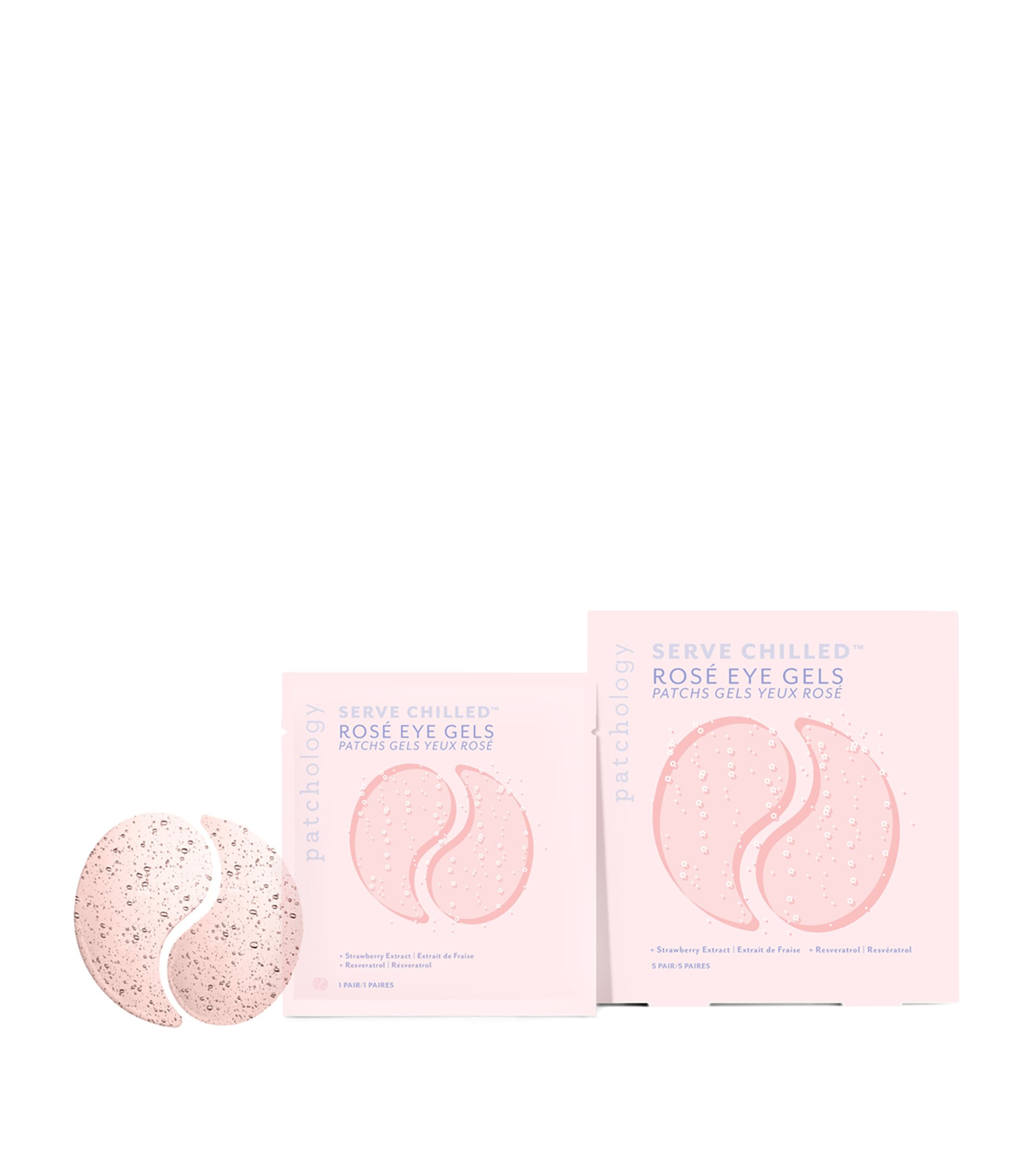 Serve Chilled Rosé Eye Gels (5 Pack) NO COLOUR Image 2
