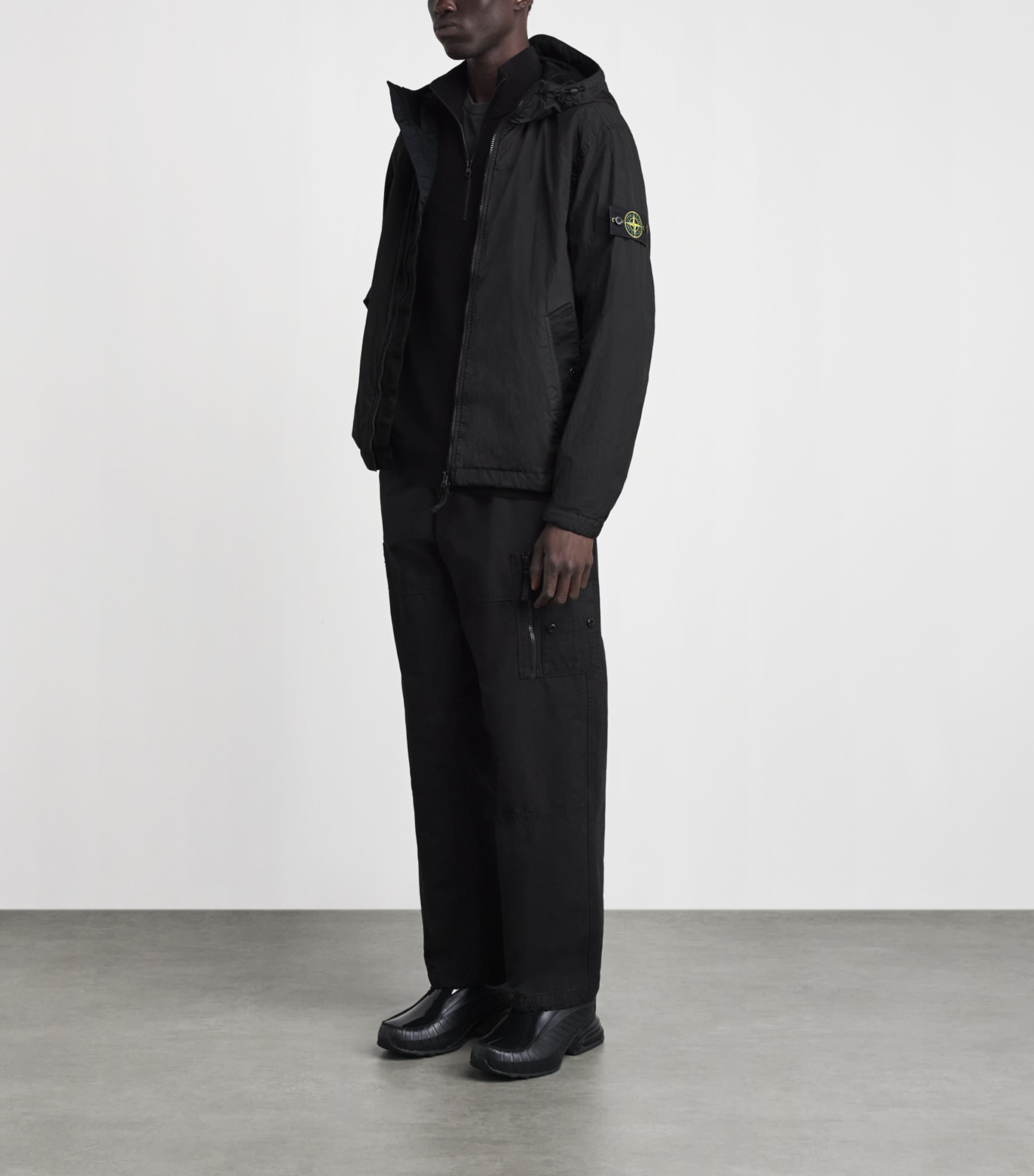 Stone Island Mens Nylon Crinkle Reps Jacket Image 2