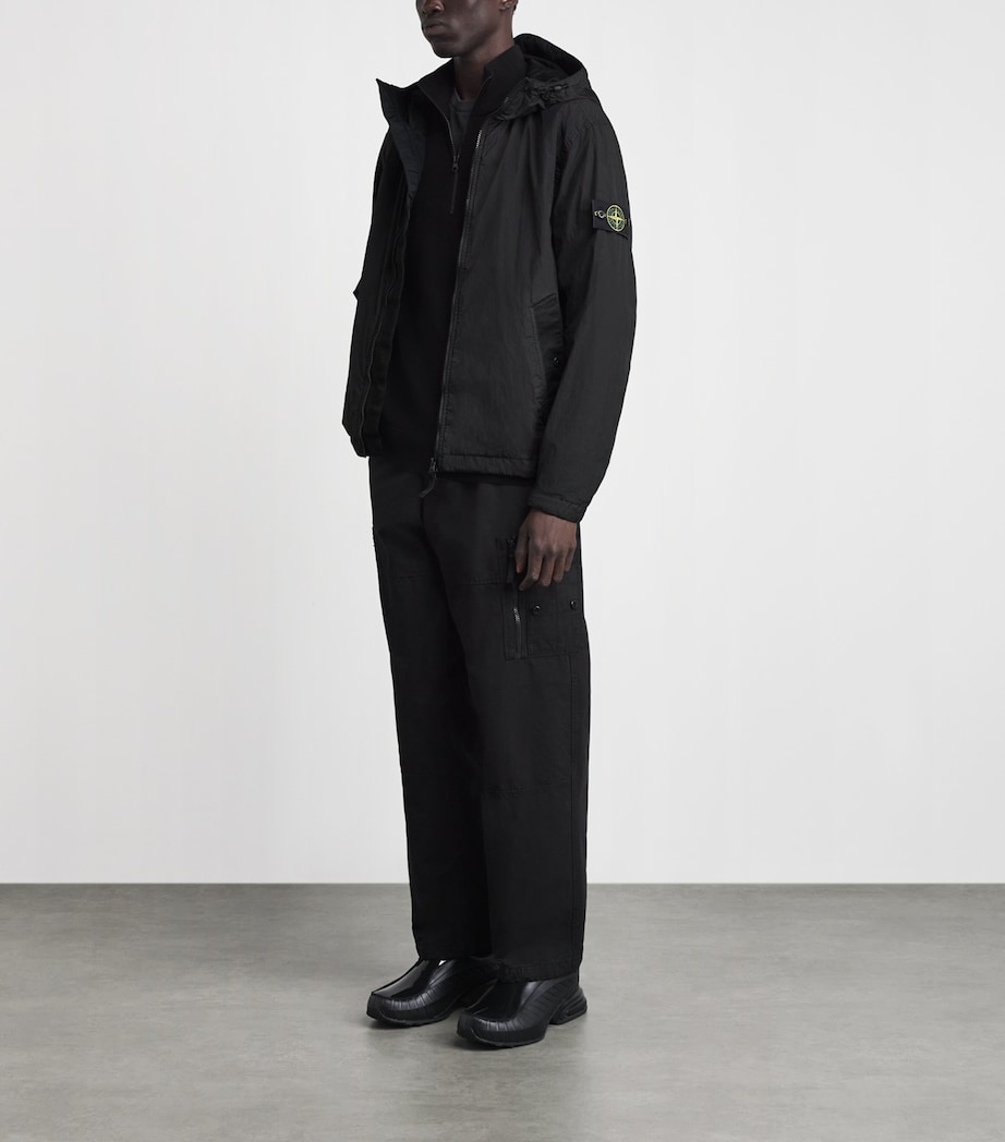 Stone Island Mens Nylon Crinkle Reps Jacket Image 2