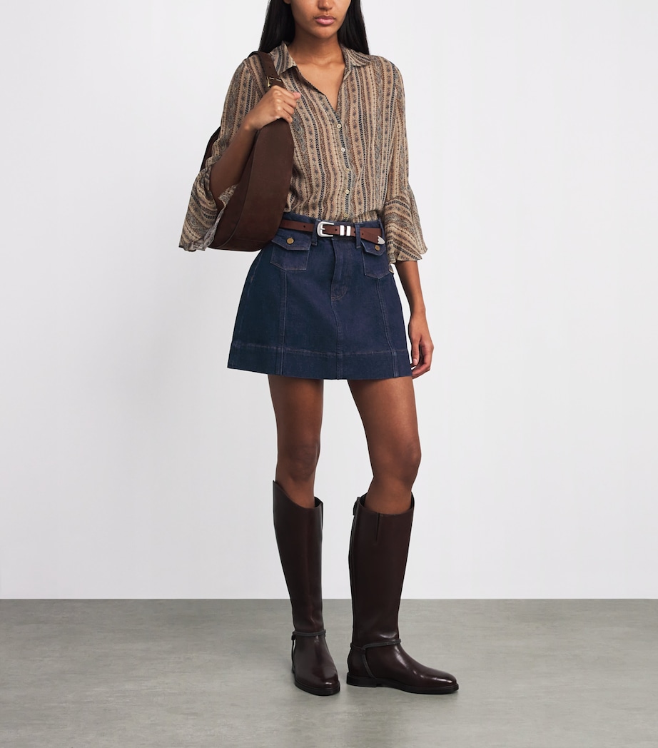 Jannelle Denim Mini Skirt MAISONETTE Image 2