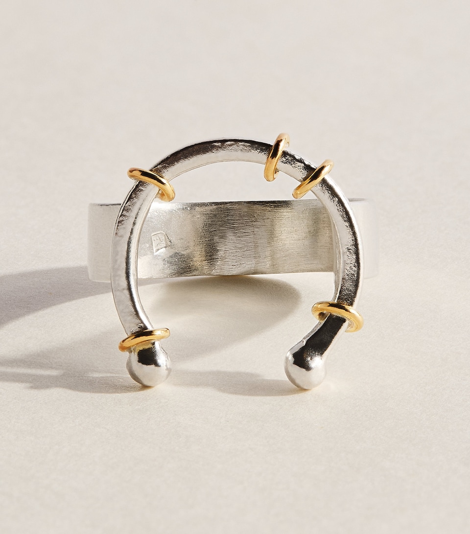 FYR Sterling Silver and Yellow Gold Purity 2.0 Ring Silver