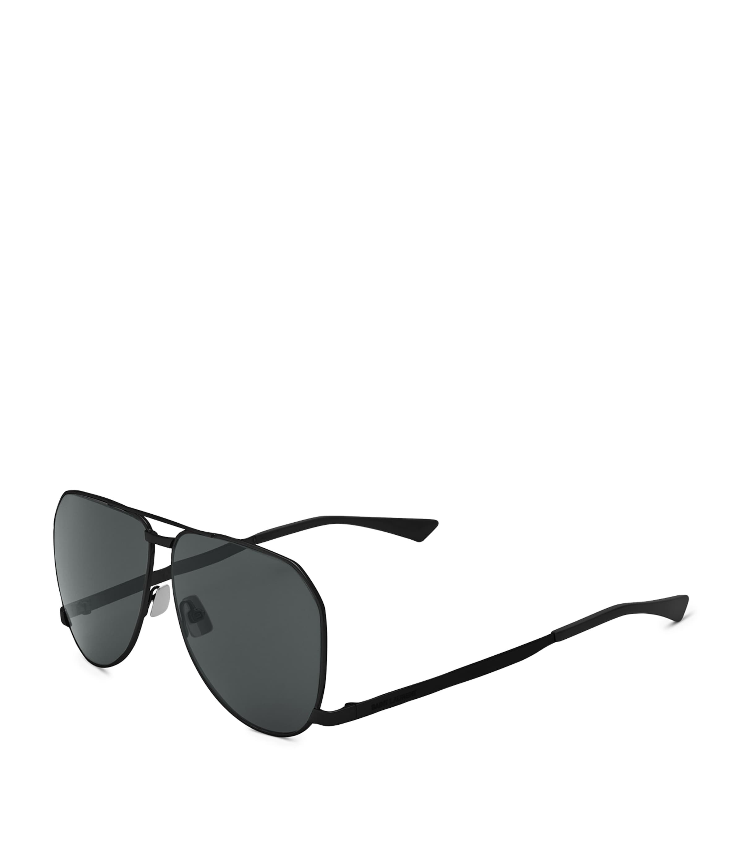 Saint Laurent Dust Aviator Sunglasses | Harrods US