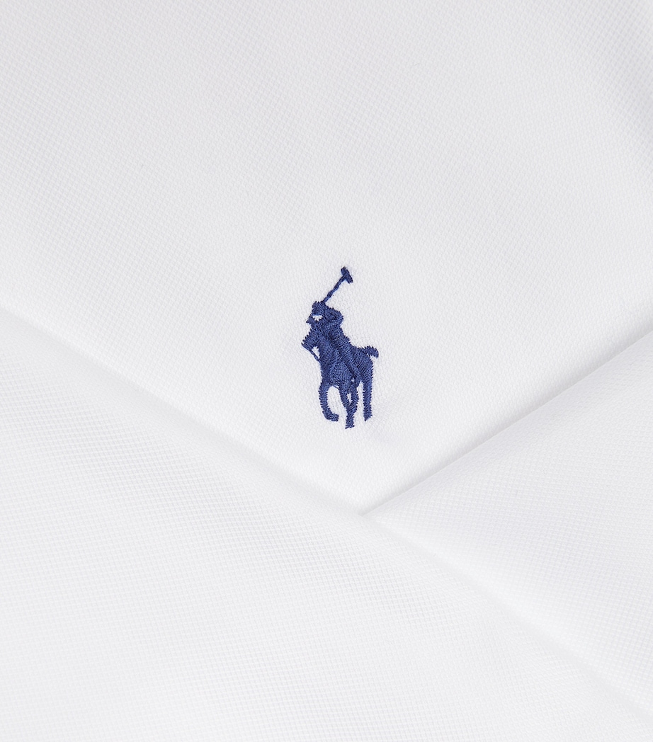 Cotton Polo Pony Shirt WHITE Image 5