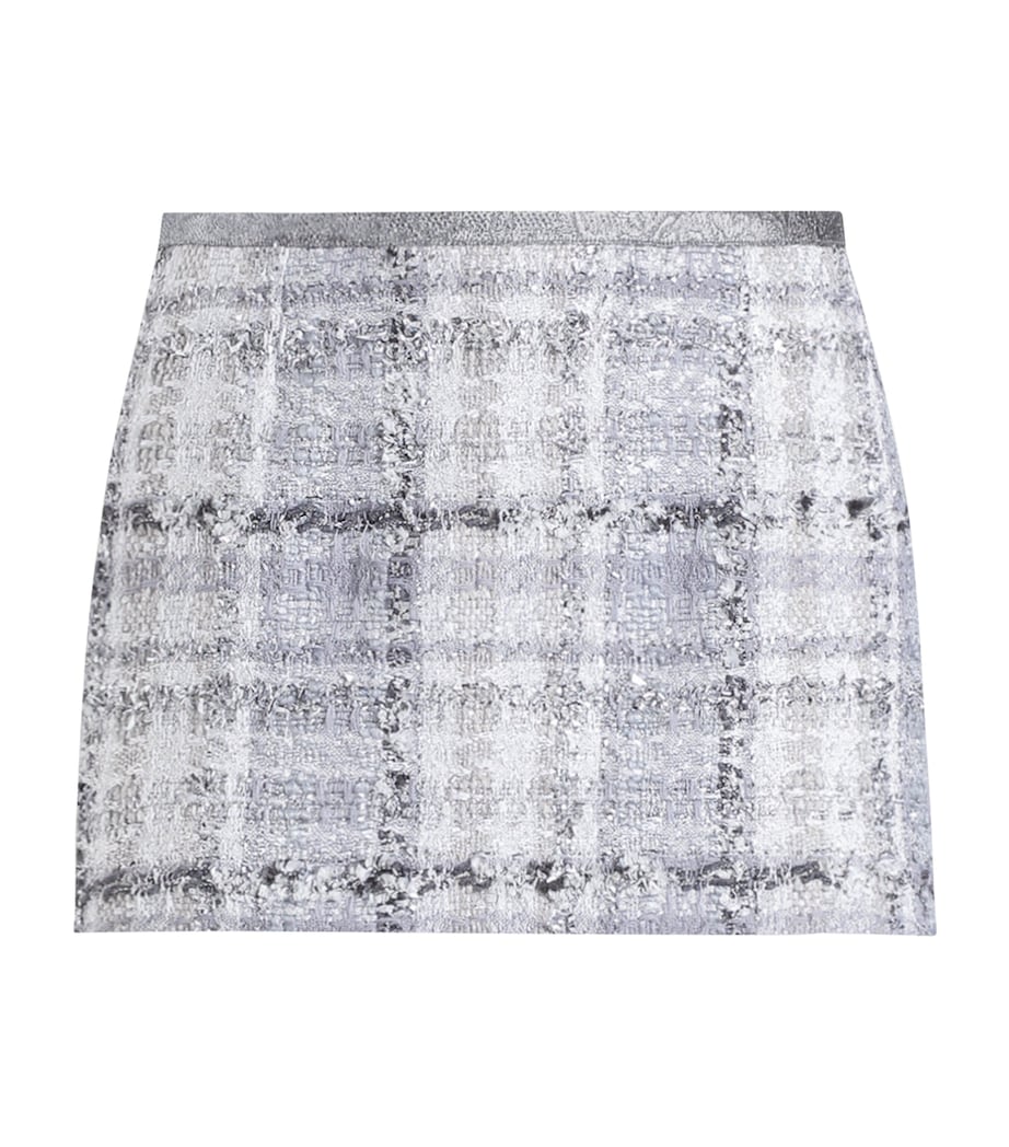 Tweed Check Mini Skirt S8100-CHECK-TARTAN Image 1
