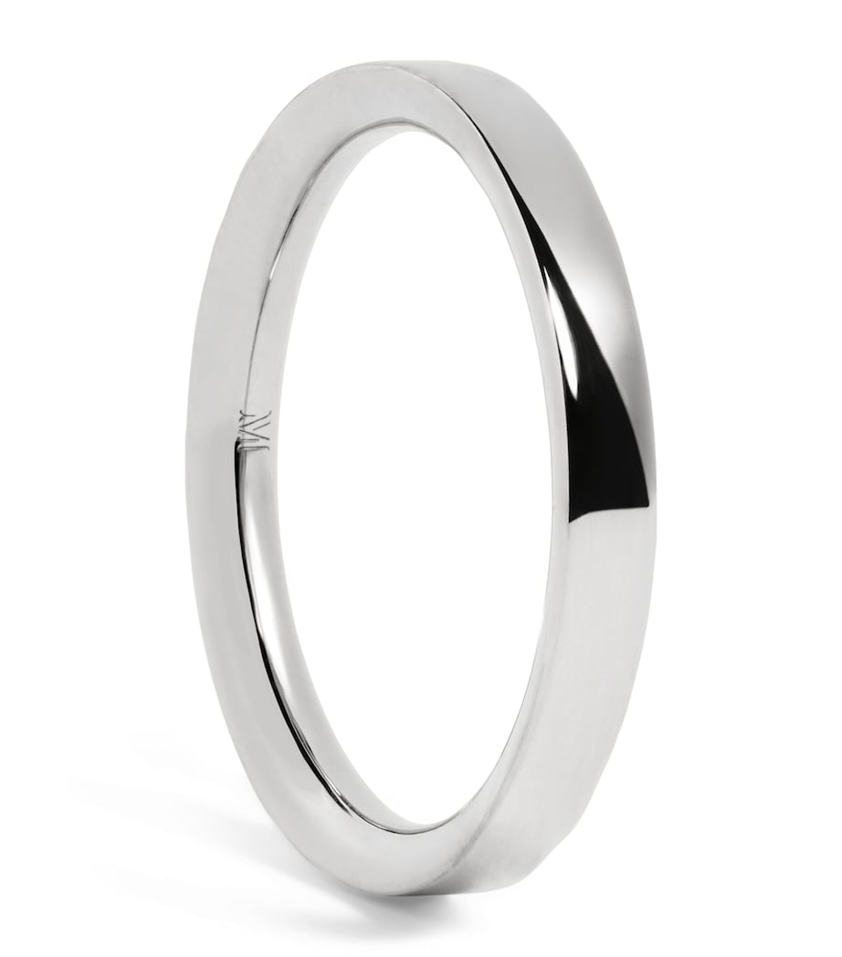 Monica Vinader Sterling Silver Essential Stacking Ring Silver Image 1