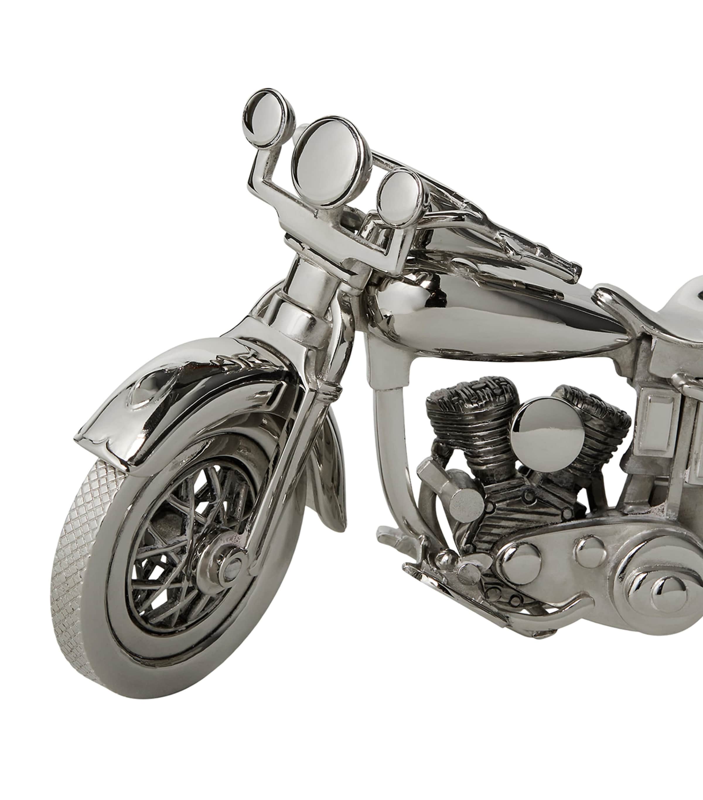 Ely Motorcycle Ornament SILVER Image 2