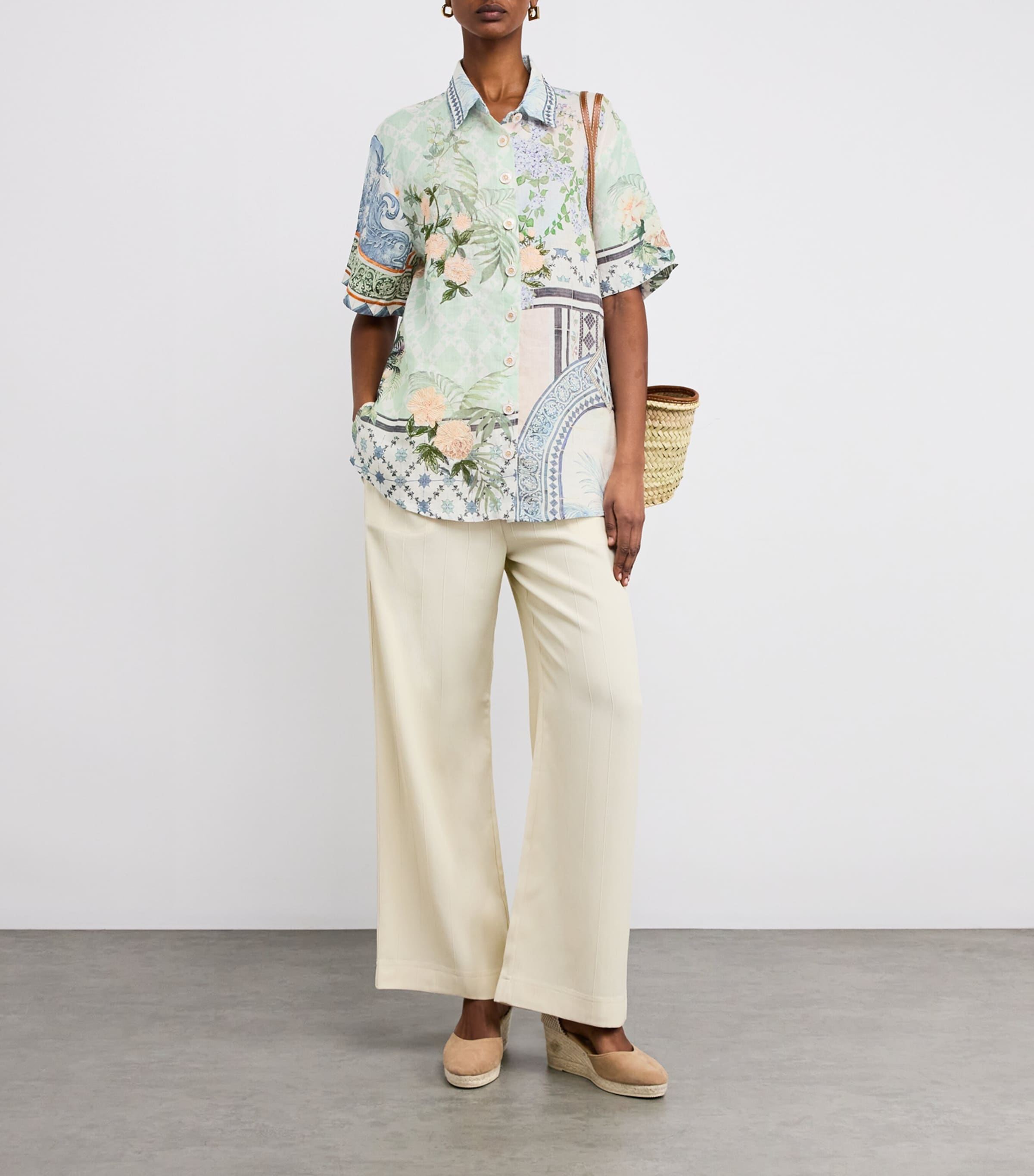 Linen Jardim Party Shirt JARDPART Image 2