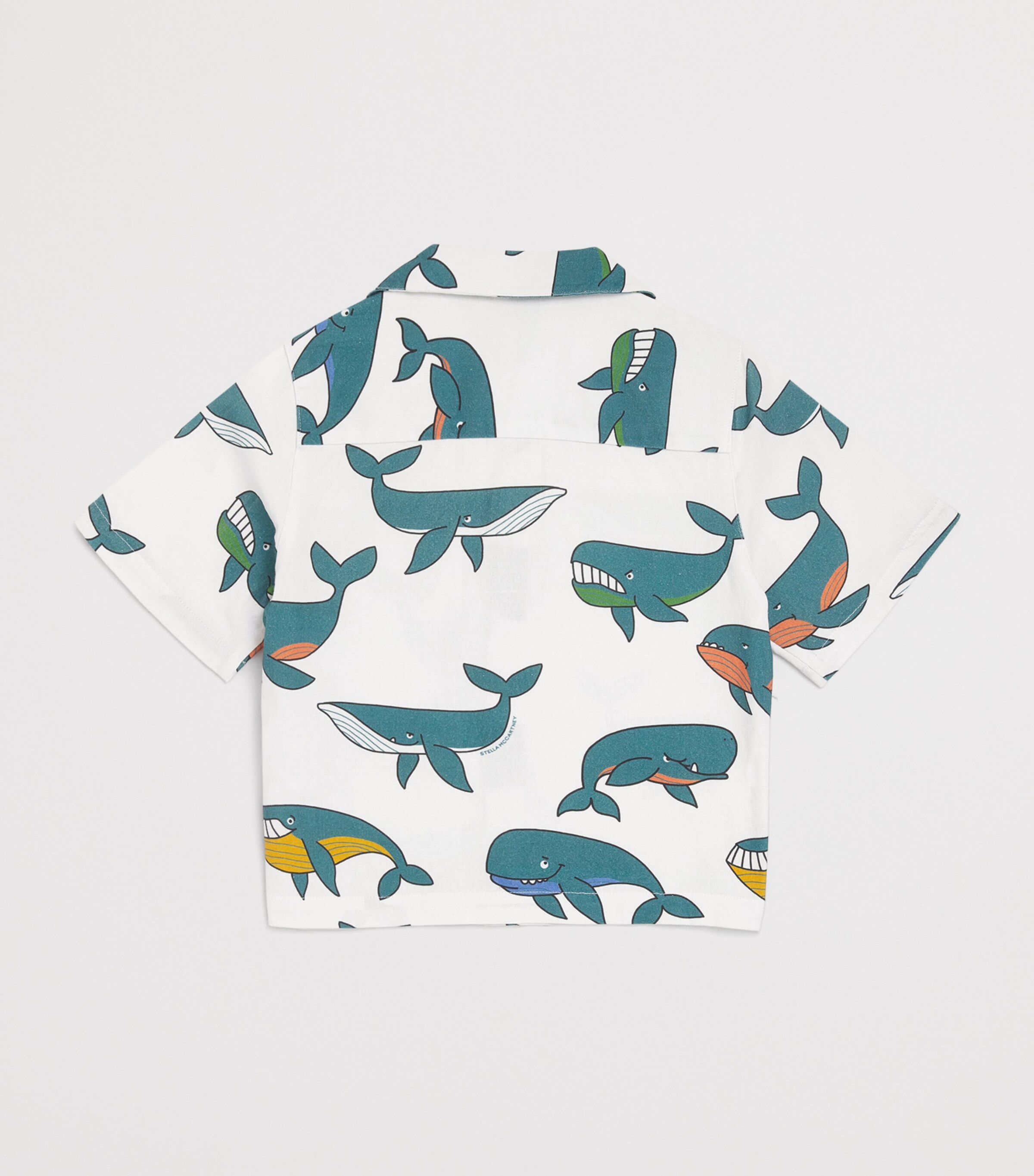 Stella McCartney Kids Cotton Whale Shirt (3-14 Years) Image 2