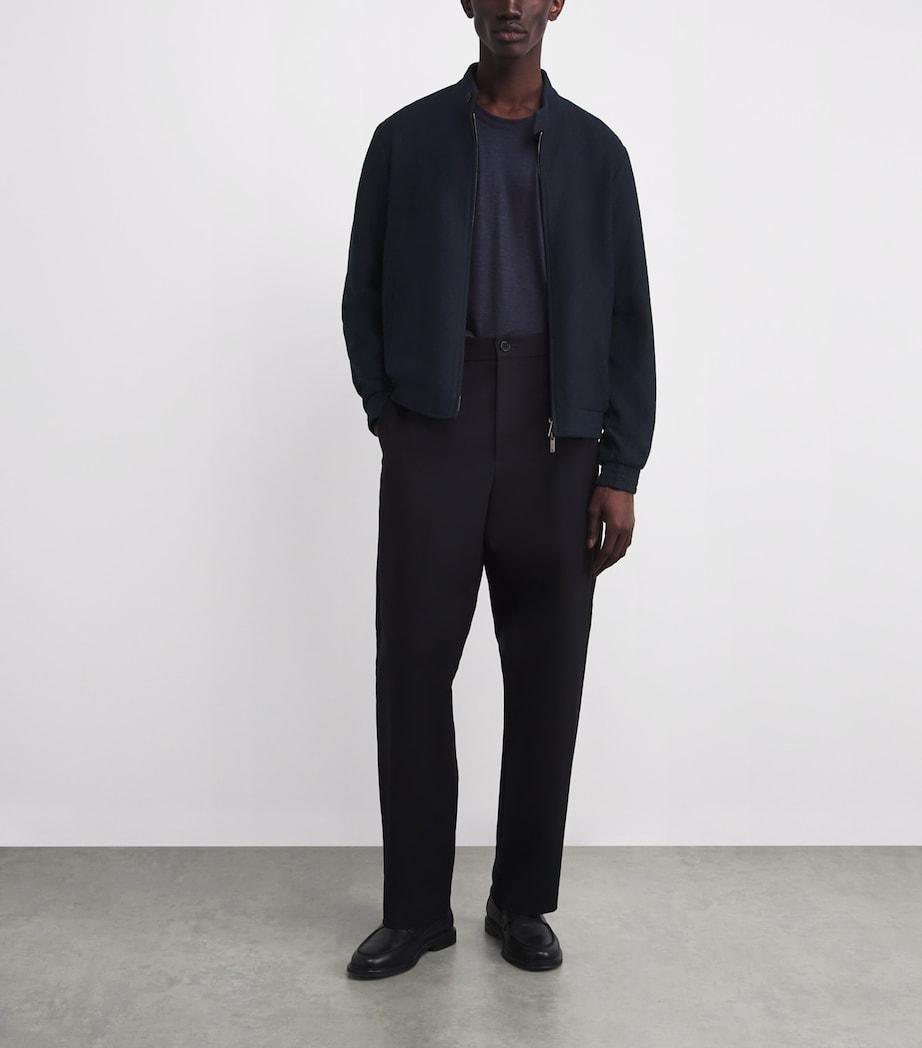 Wool-Blend Bouclé Jersey Icon Blouson jacket UB109 Image 2