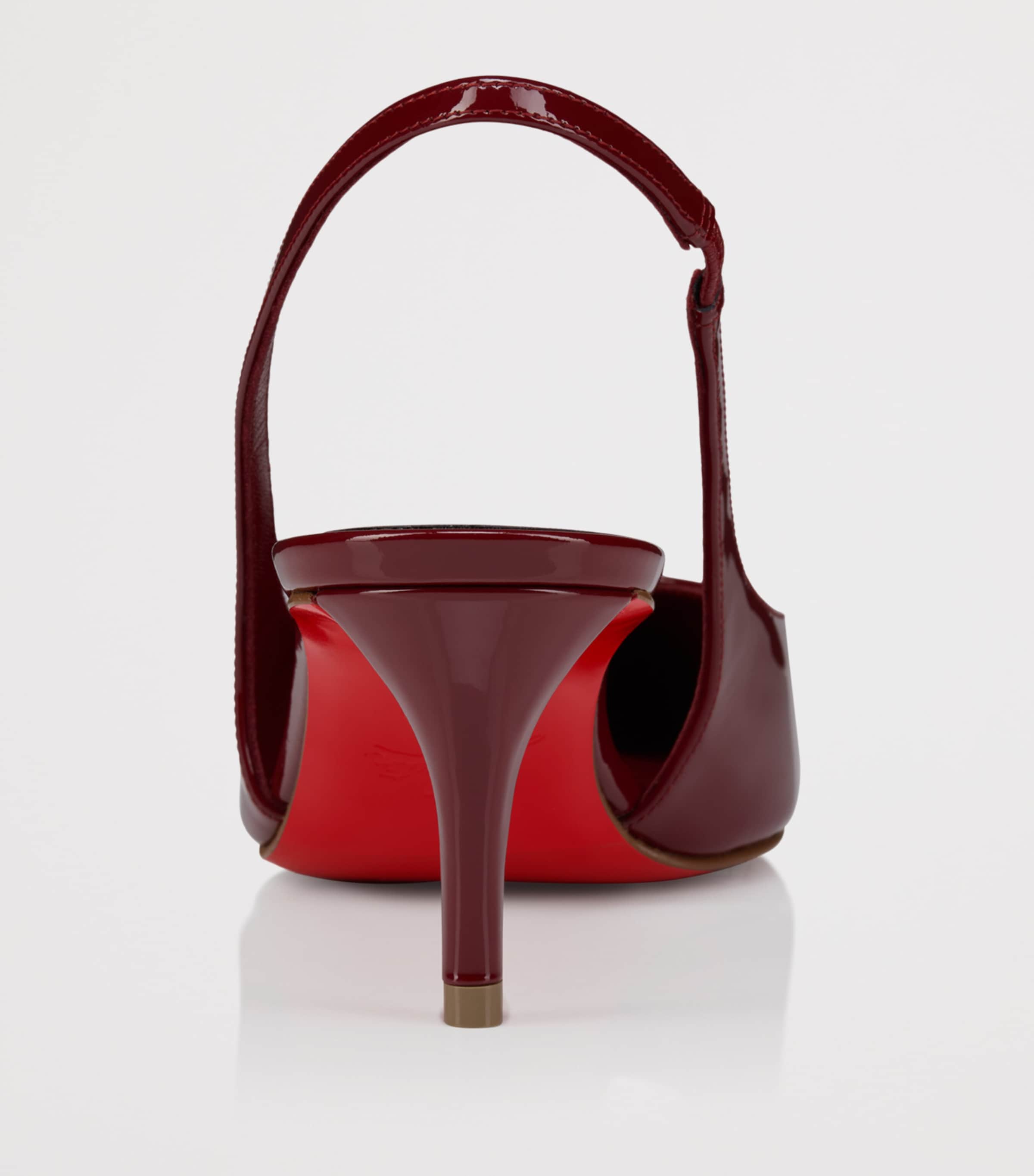 Christian Louboutin Miss Z Sling Back 60 Patent Slingbacks Image 3