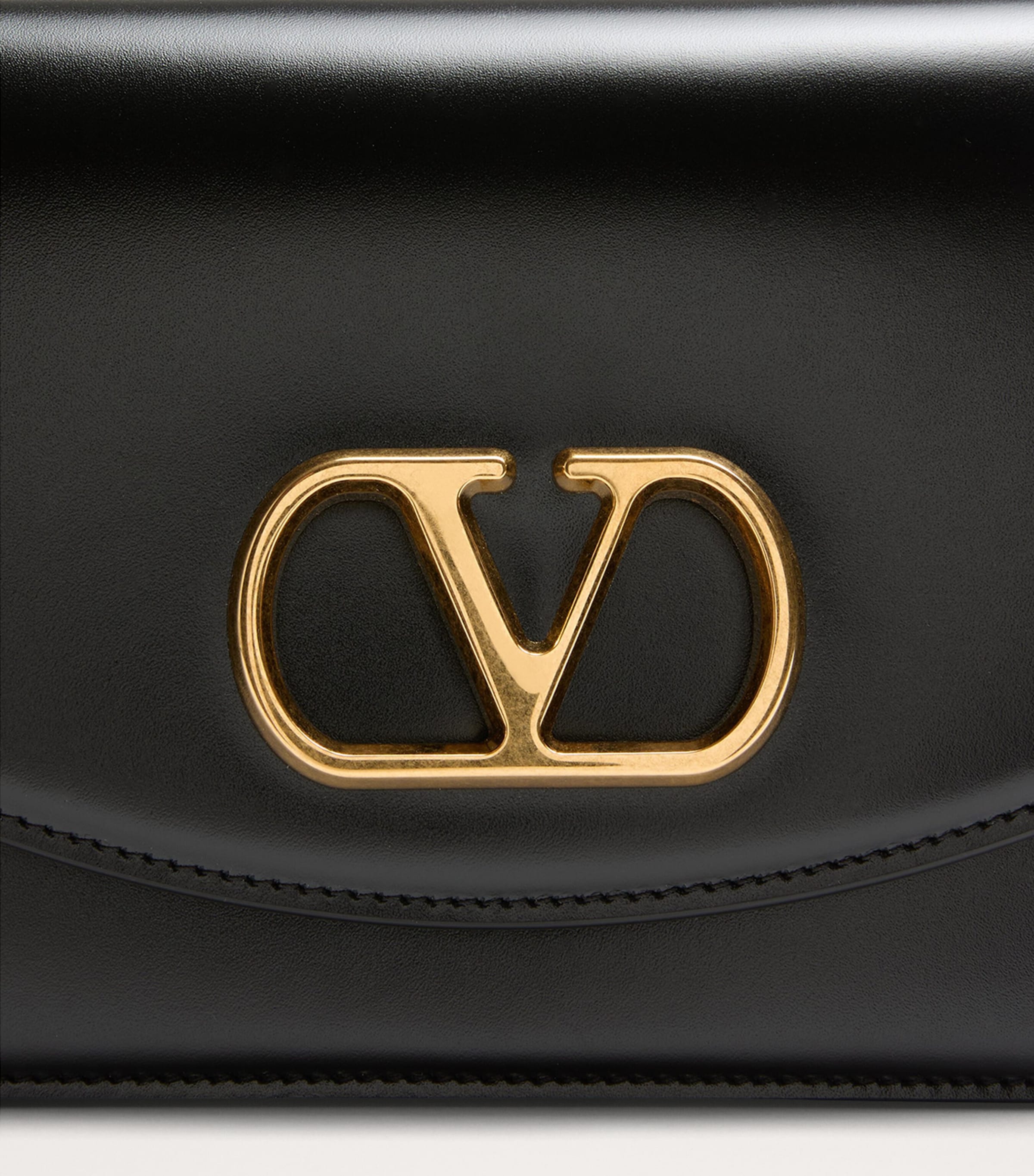 Valentino Garavani Small Leather Vain Shoulder Bag | Harrods US