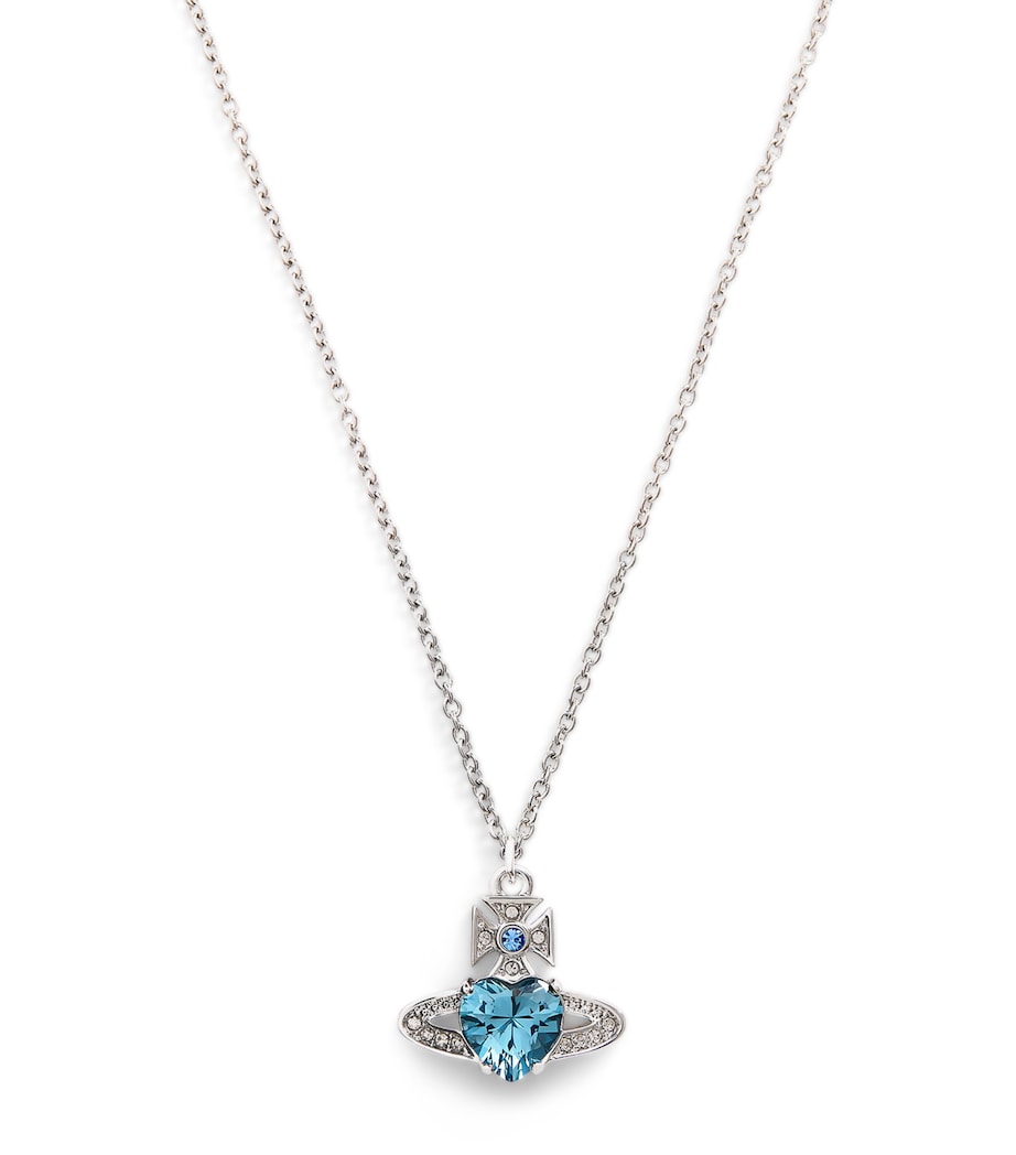 Ariella Pendant Necklace PLATNIUM/AQUARMARINE Image 1