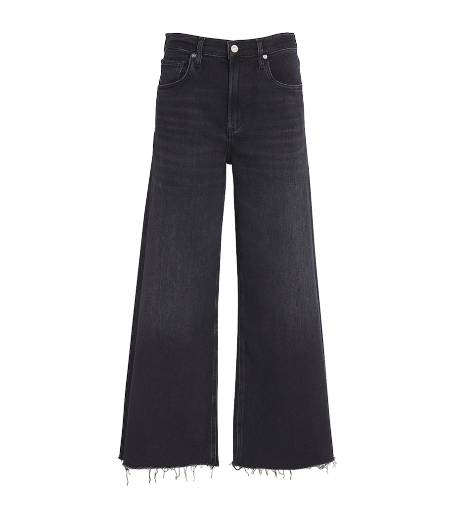Cropped Lyra Wide-Leg Jeans MEDALLION (WASHED) Image 1