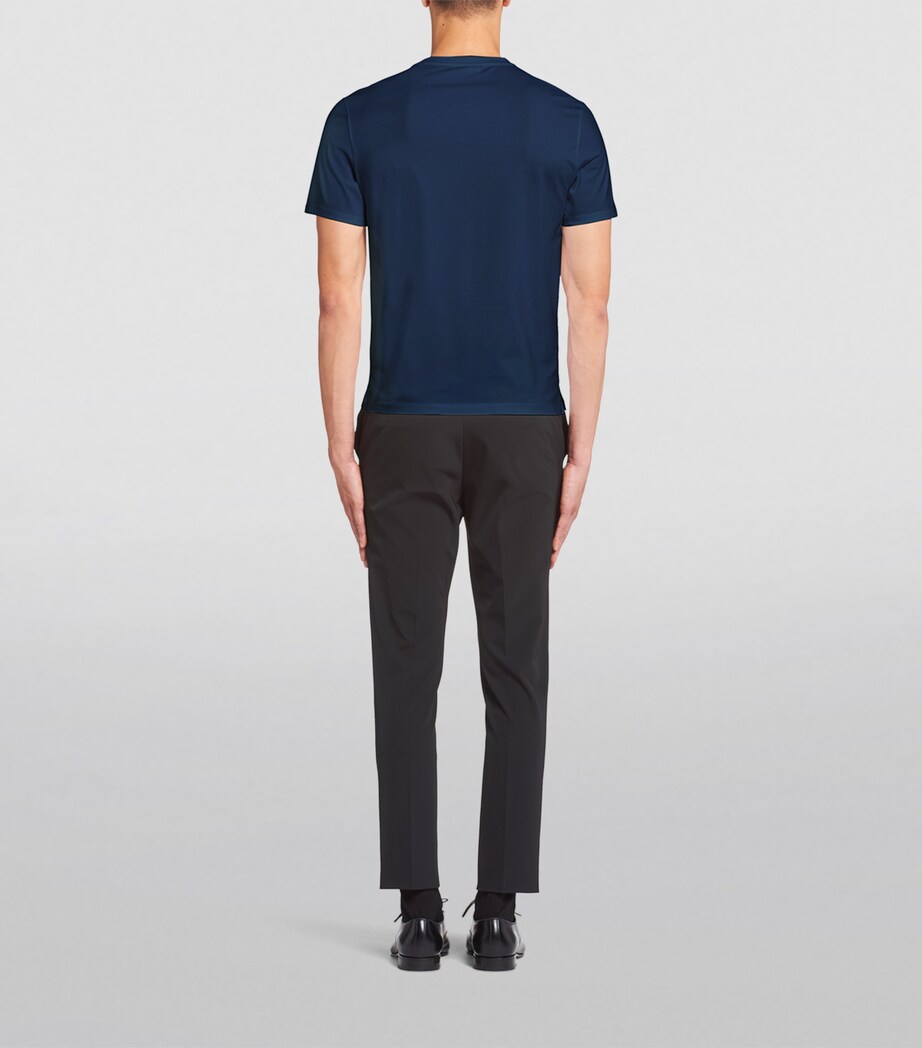 Prada Mens Logo T-Shirt Image 4