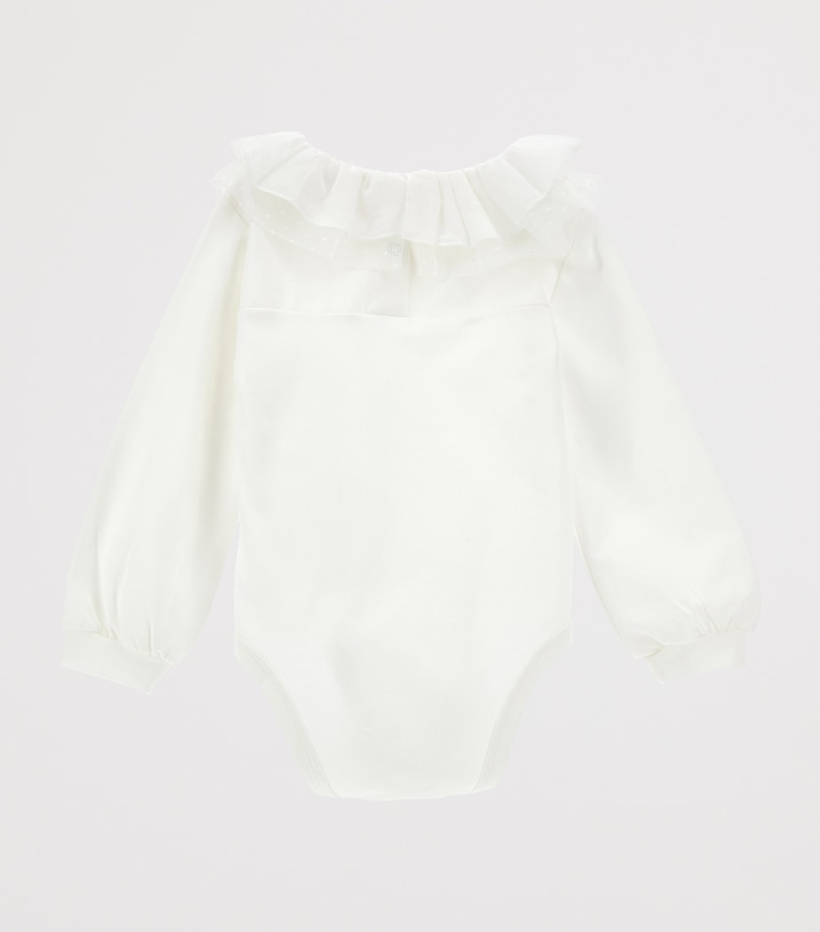 Stretch-Cotton Collar Bodysuit (3-36 Months) PANNA Image 2