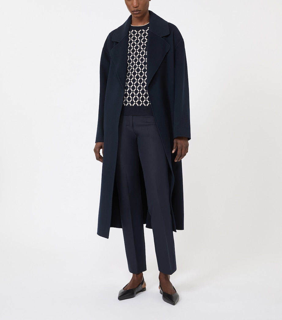 Wool Short-Sleeve Sweater ULTRAMARINE Image 2