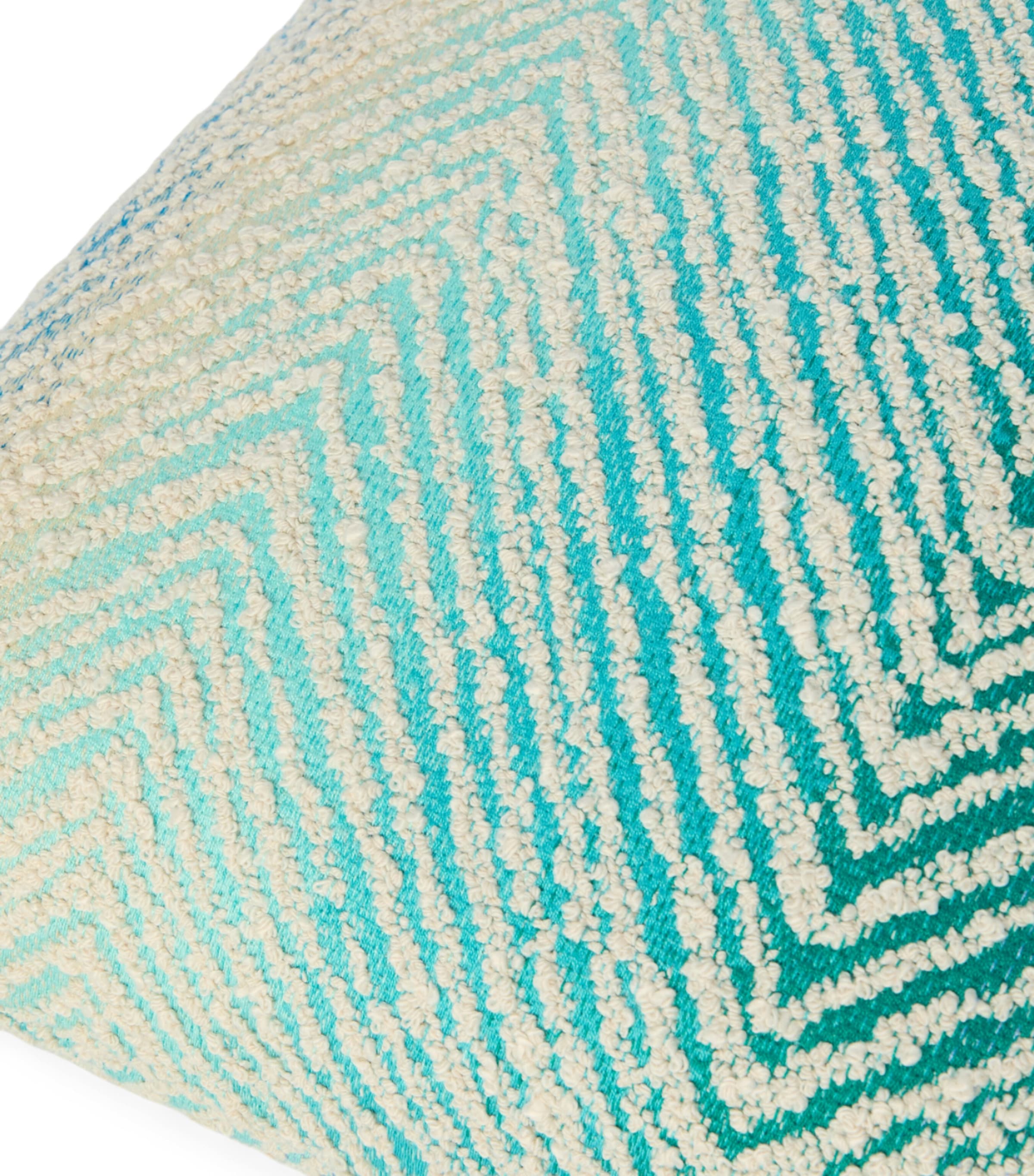 Missoni Home Zigzag Cushion (45cm x 45cm) Turquoise Multicolor Image 4