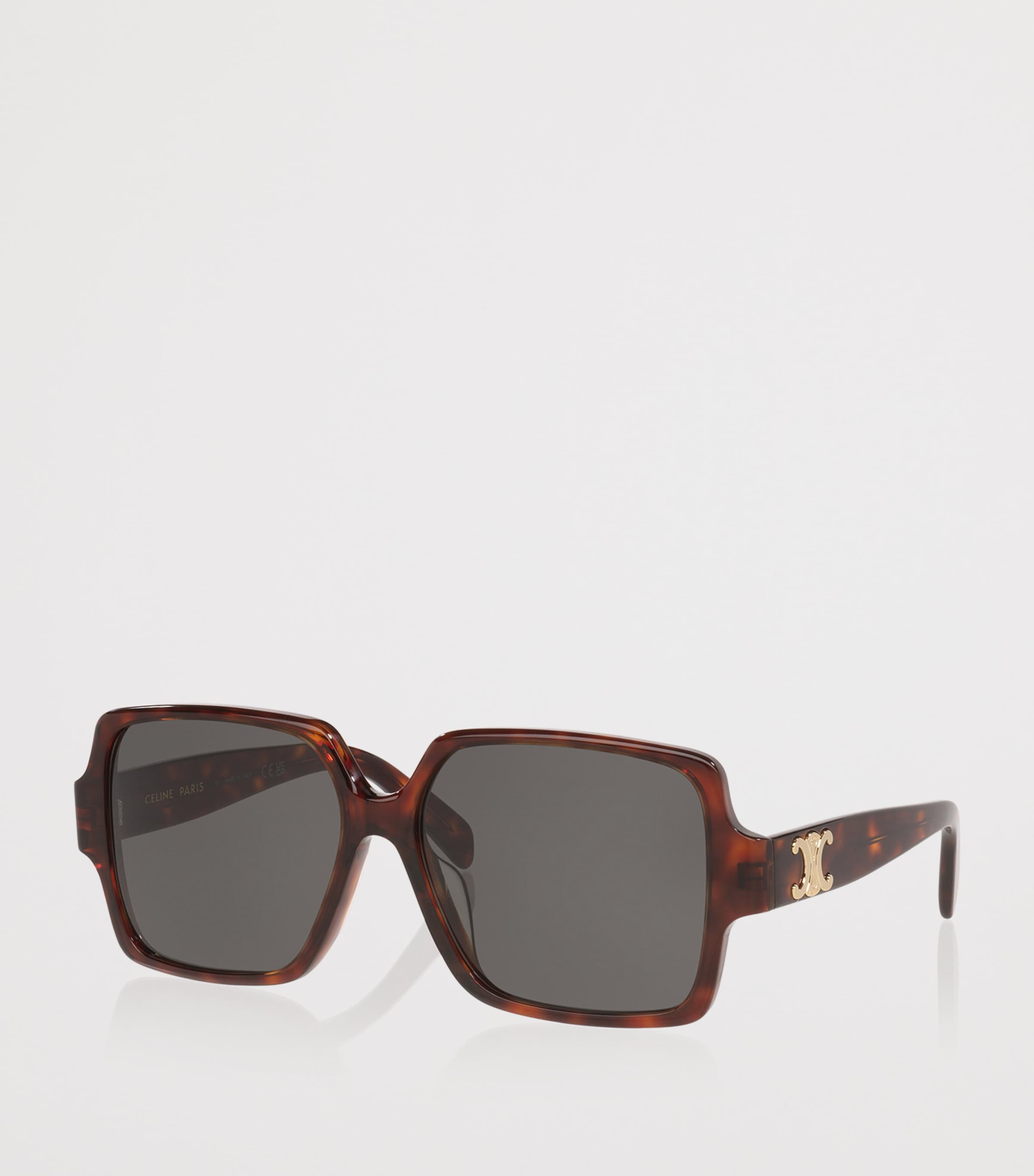 Celine Tortoiseshell Triomphe CL40316U Square Sunglasses Image 2