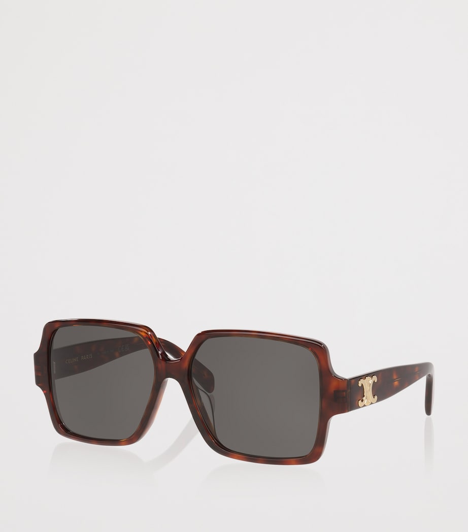 Celine Tortoiseshell Triomphe CL40316U Square Sunglasses Image 2