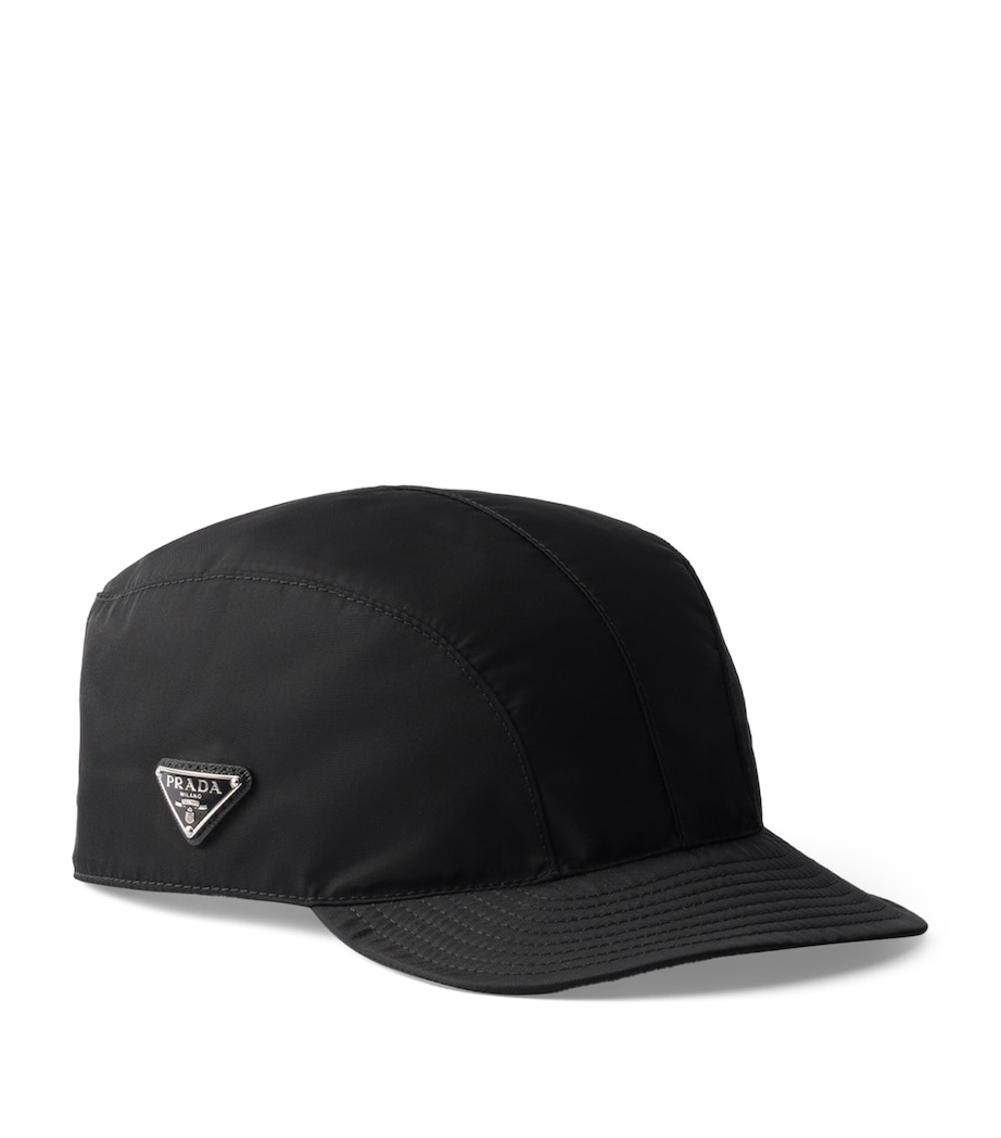 Prada Re-Nylon Drill Baseball Cap Black Image 1