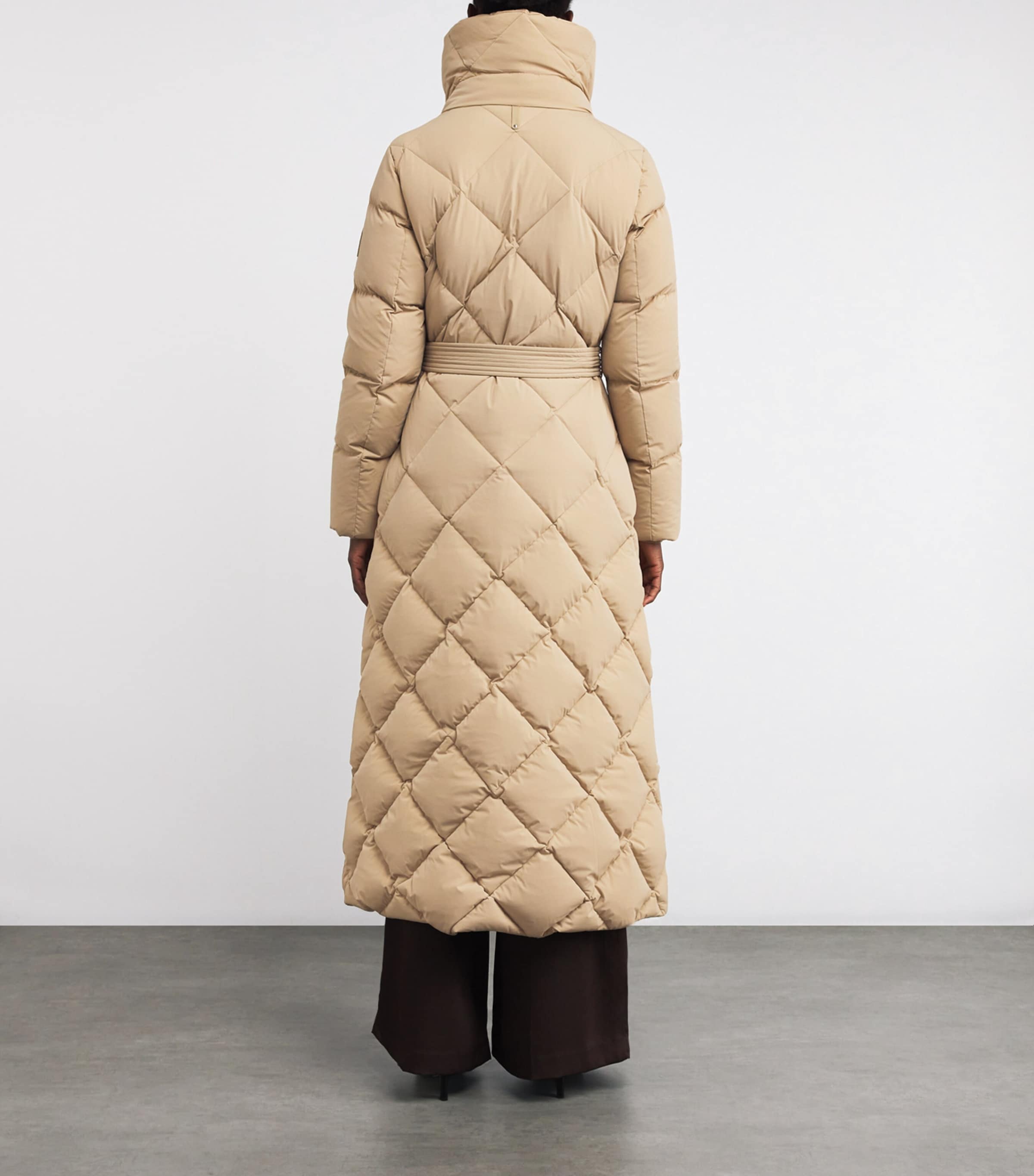 Quilted Layered Laurella Puffer Coat C0274 LIGHT CAMEL Image 4