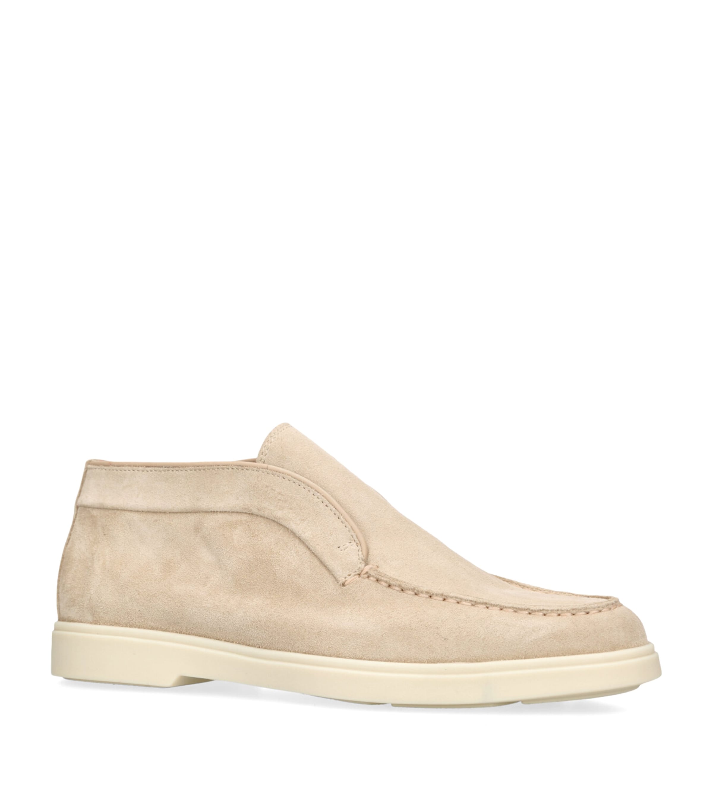 Suede Andvari Ankle Boots BEIGE Image 3