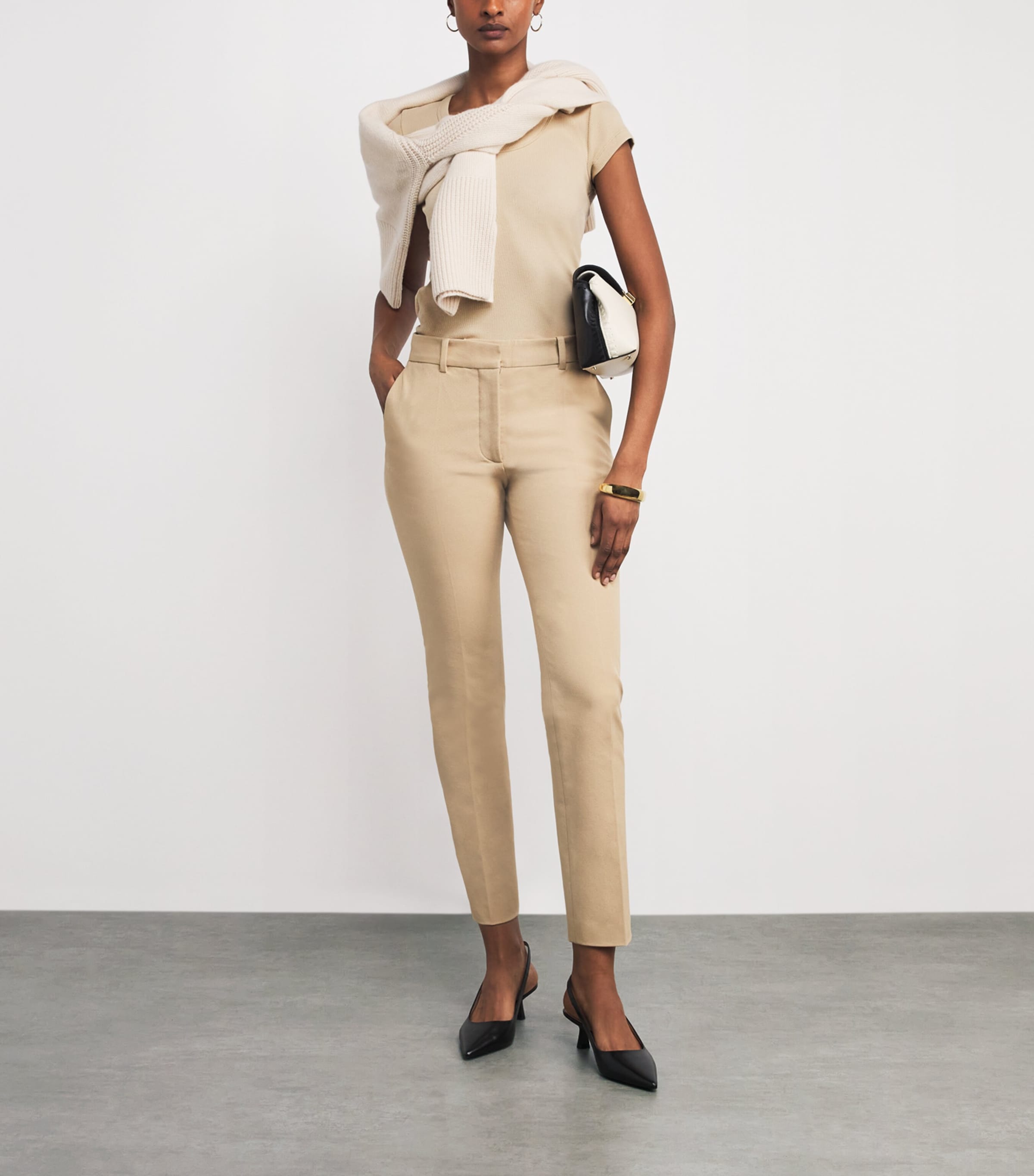 Cotton-Blend Saba T-Shirt POWDER Image 2