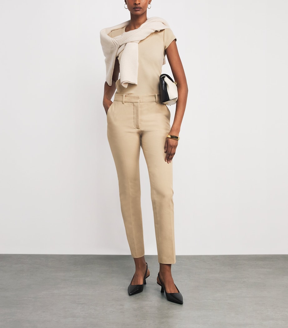 Cotton-Blend Saba T-Shirt POWDER Image 2