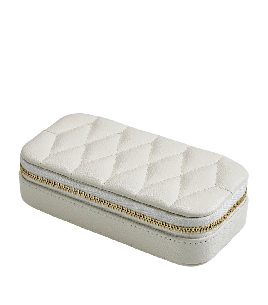 WOLF Medium Lauren Jewellery Box Ivory Image 7